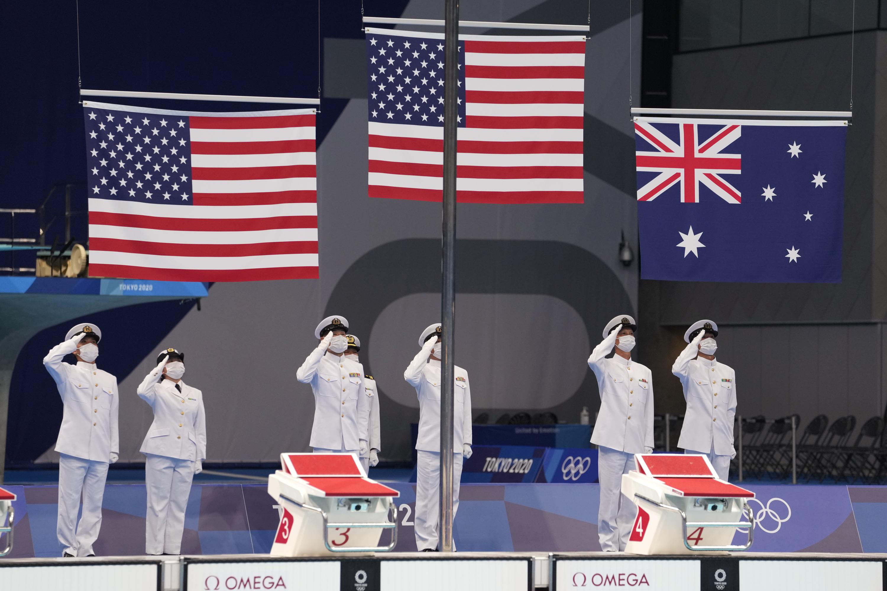 Powerhouse US swim team shines with 6 medals, 1st US gold