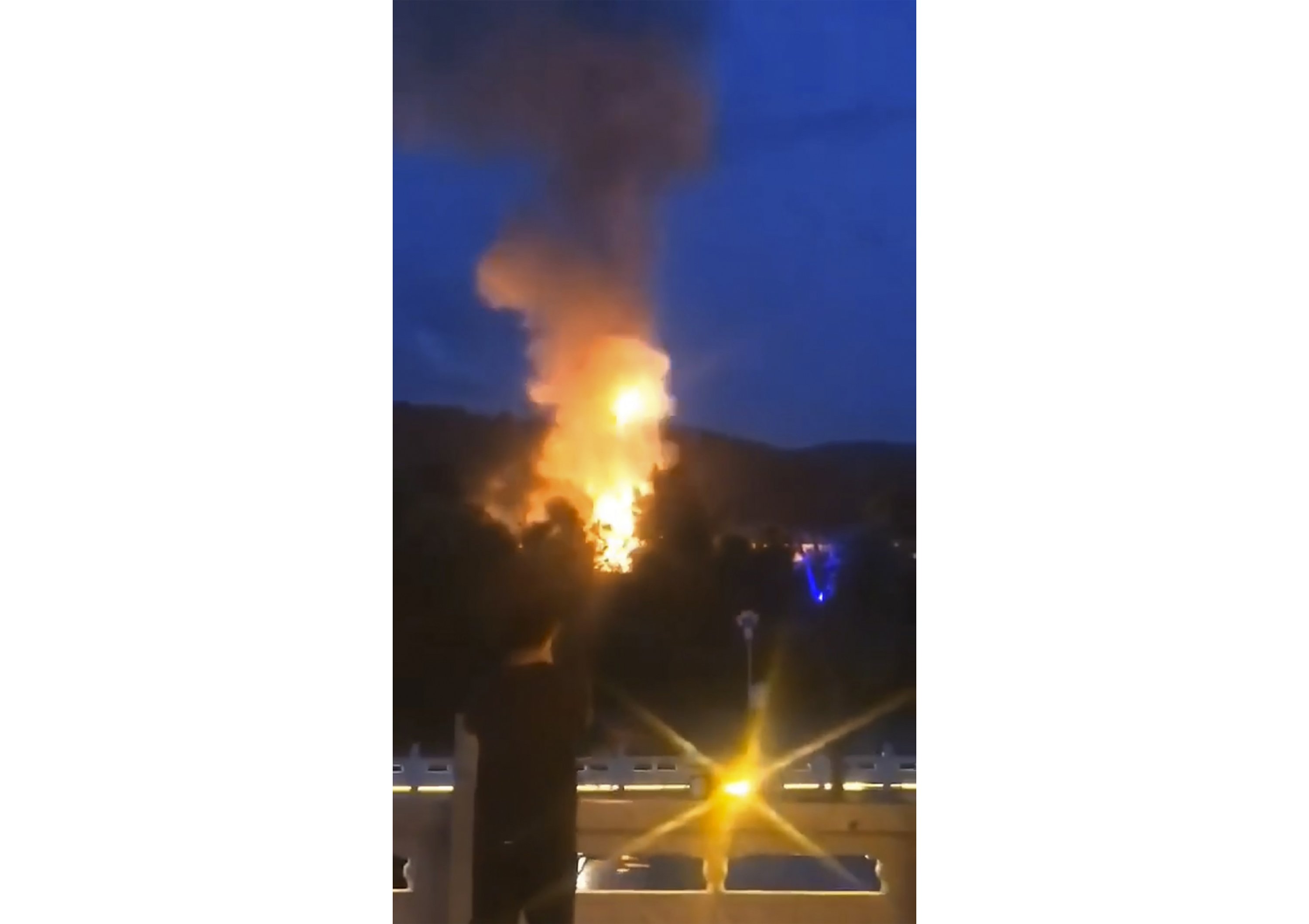فيديو يشير لانفجارات بمدينة كورية شمالية بالقرب من الصين