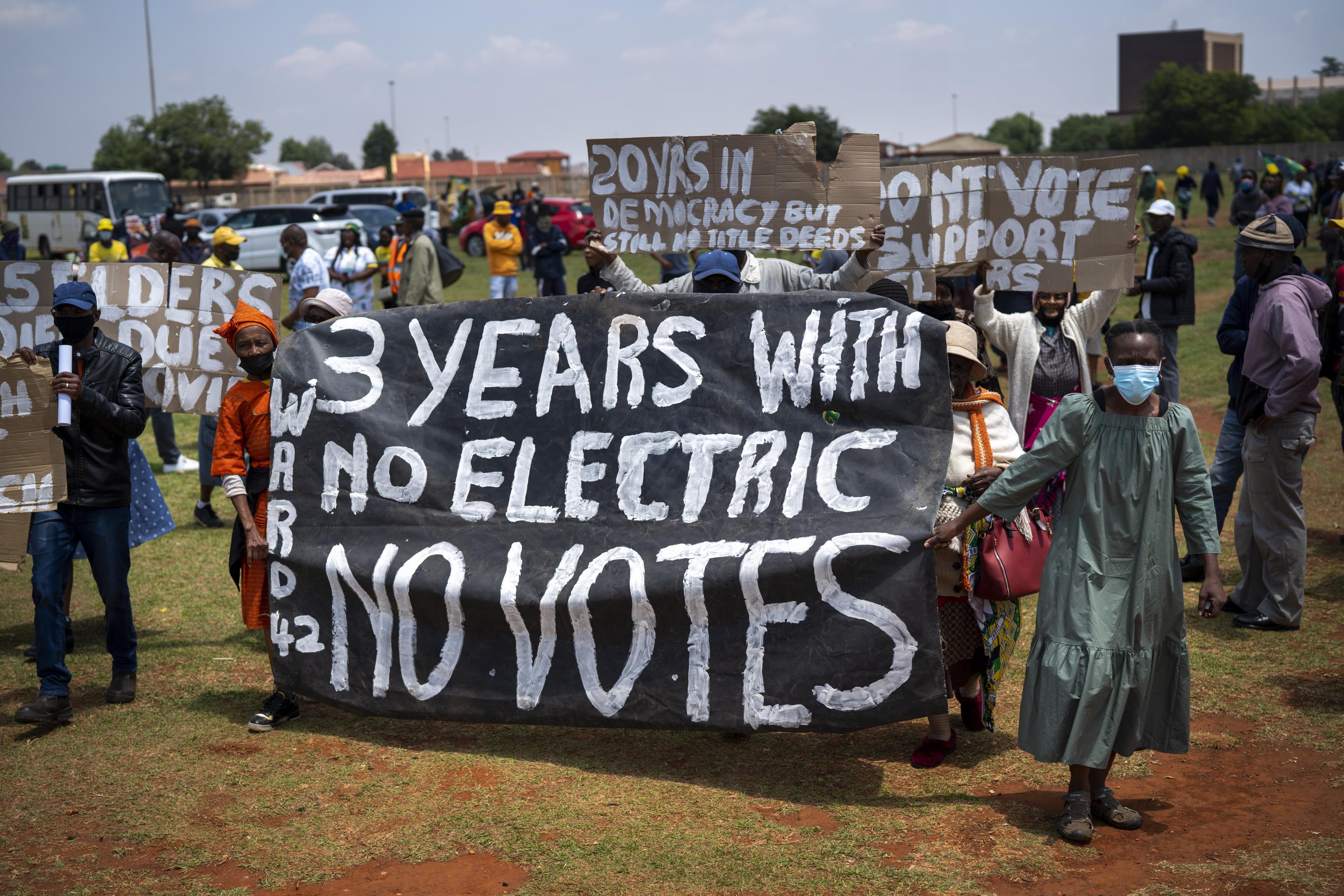 South Africa's power cuts a key issue in local elections AP News