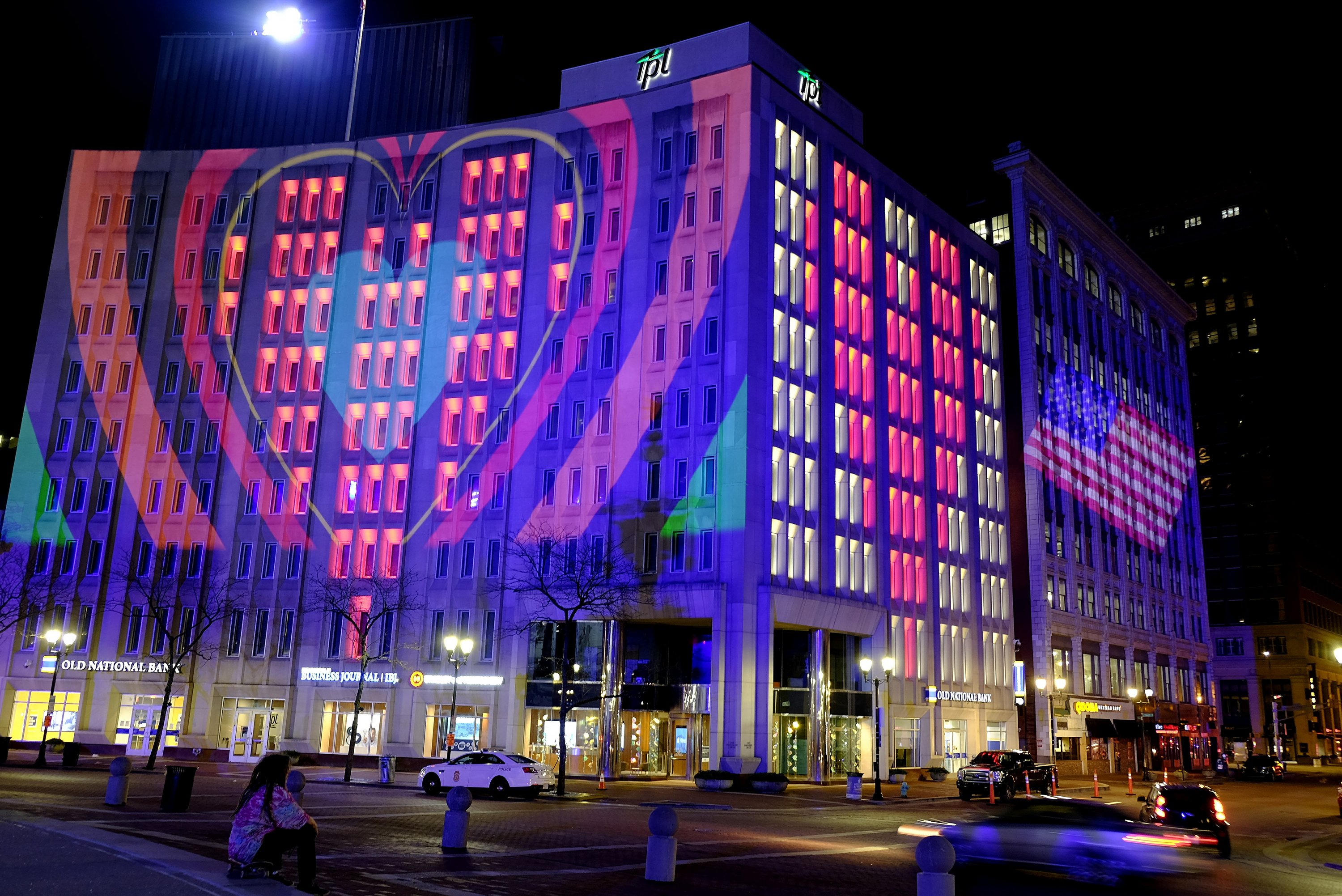 Indianapolis light show aims to spread hope during outbreak AP News