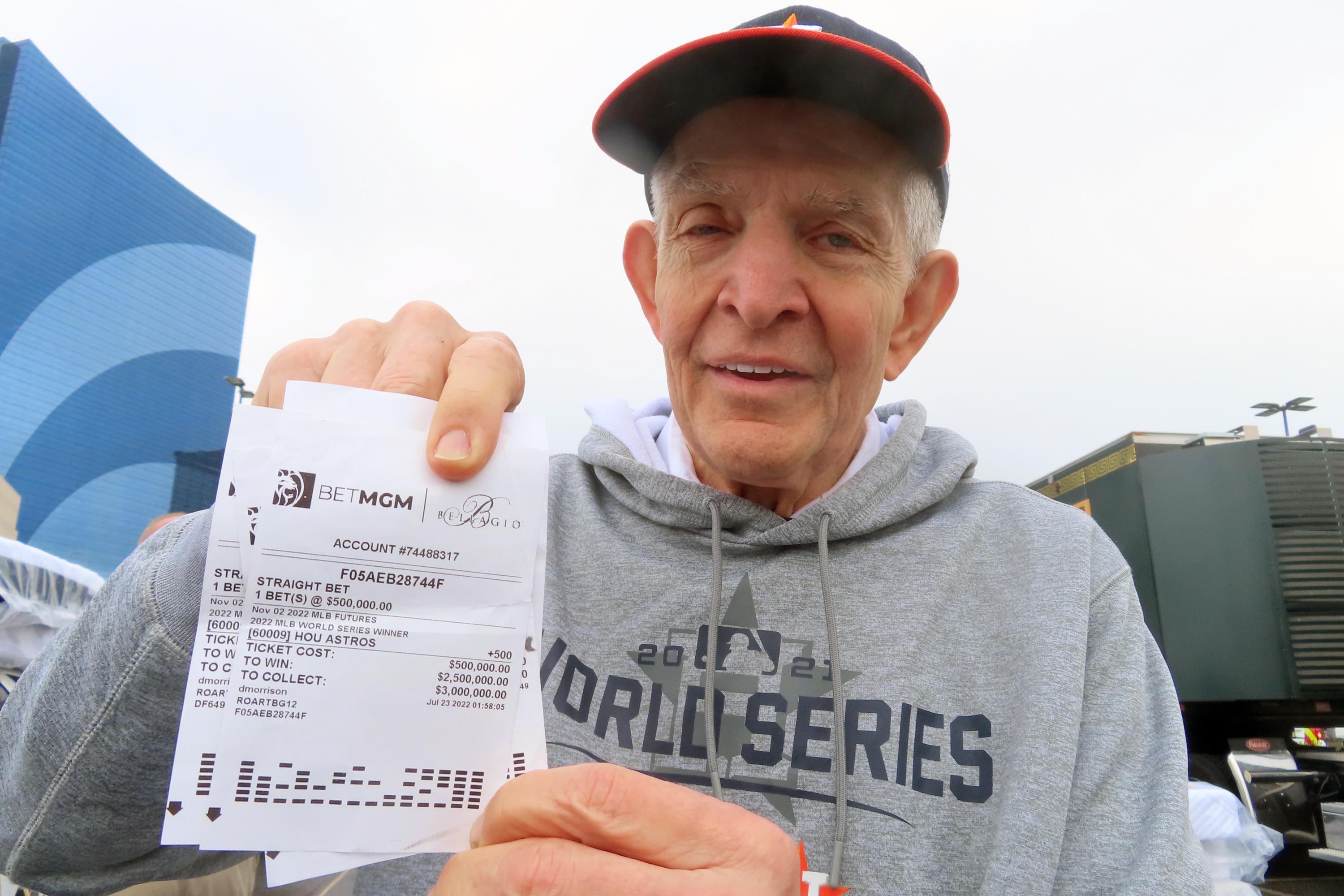 If Astros win World Series, gambler will earn record payout AP News