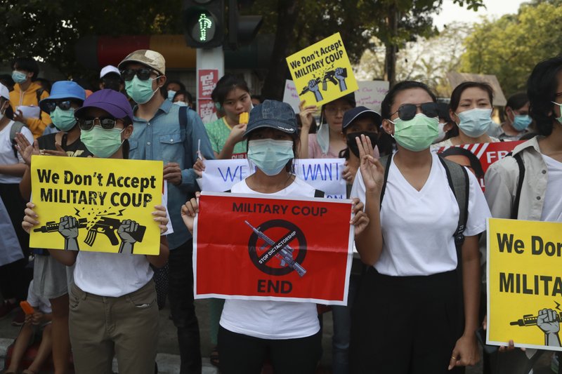 More Myanmar Protests Follow Strike Amid Foreign Concerns More Myanmar Protests Follow Strike Amid Foreign Concerns