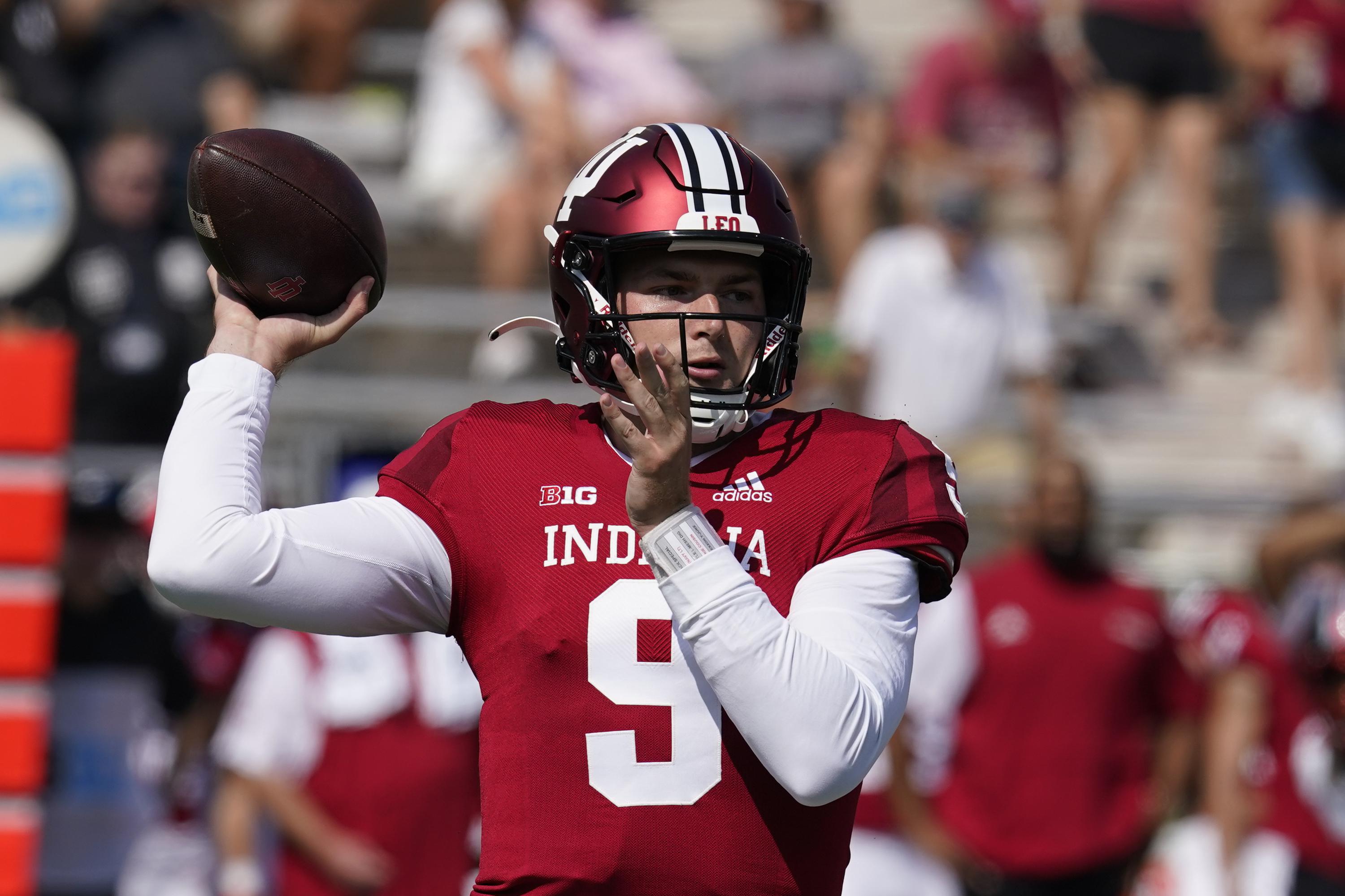 Connor Bazelak, Indiana, Quarterback, Junior.