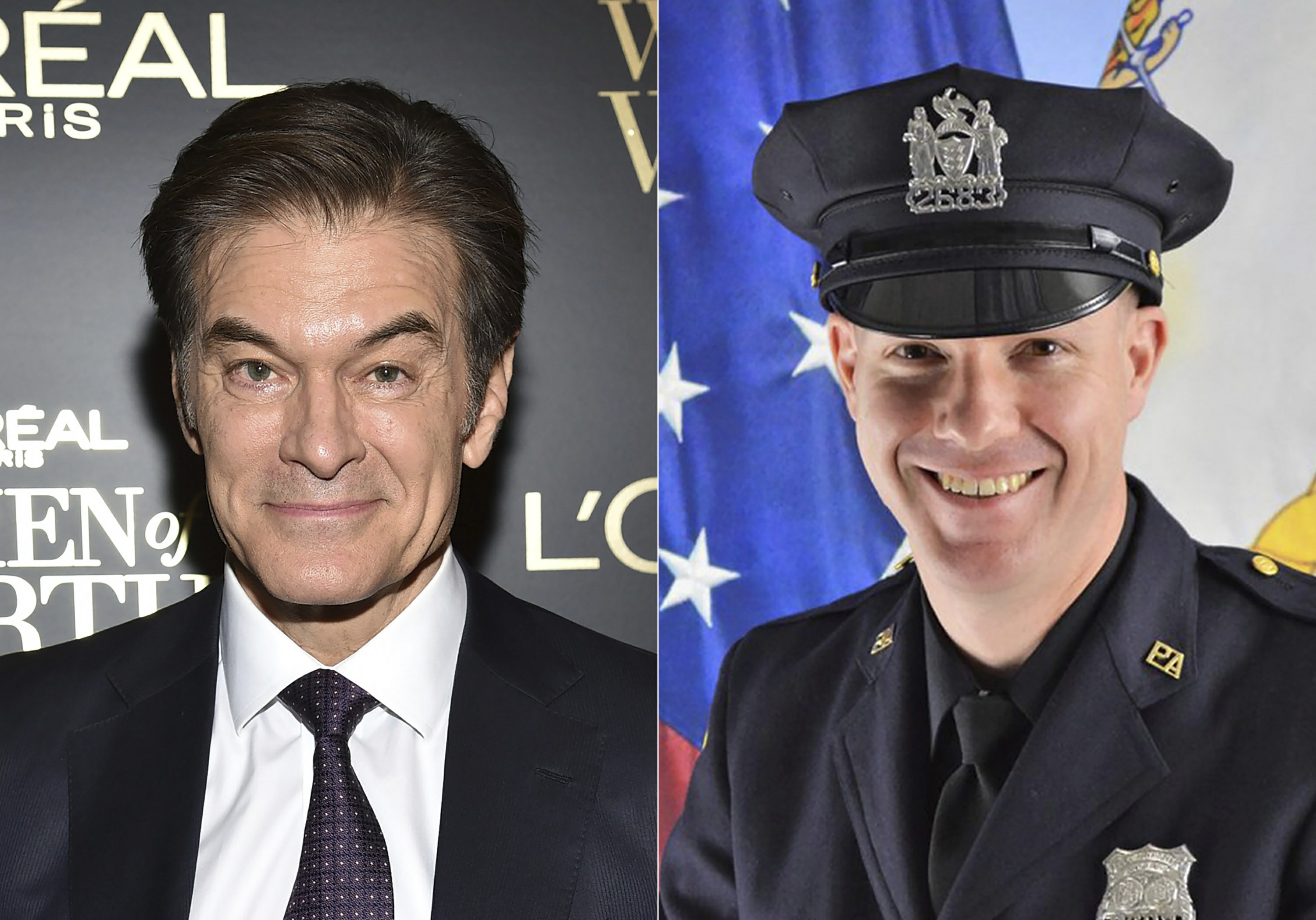 ‘Dr.  Oz helps police resuscitate a man at Newark Airport