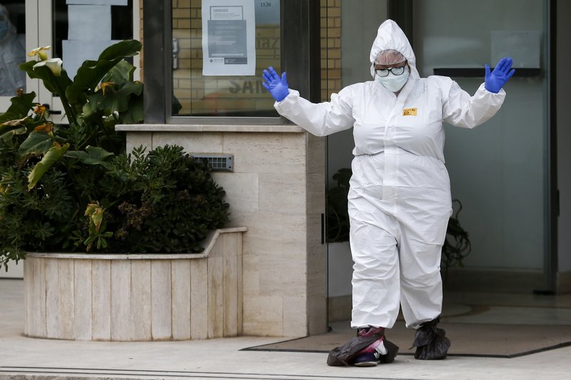 The Latest: More than 1 million European cases of virus