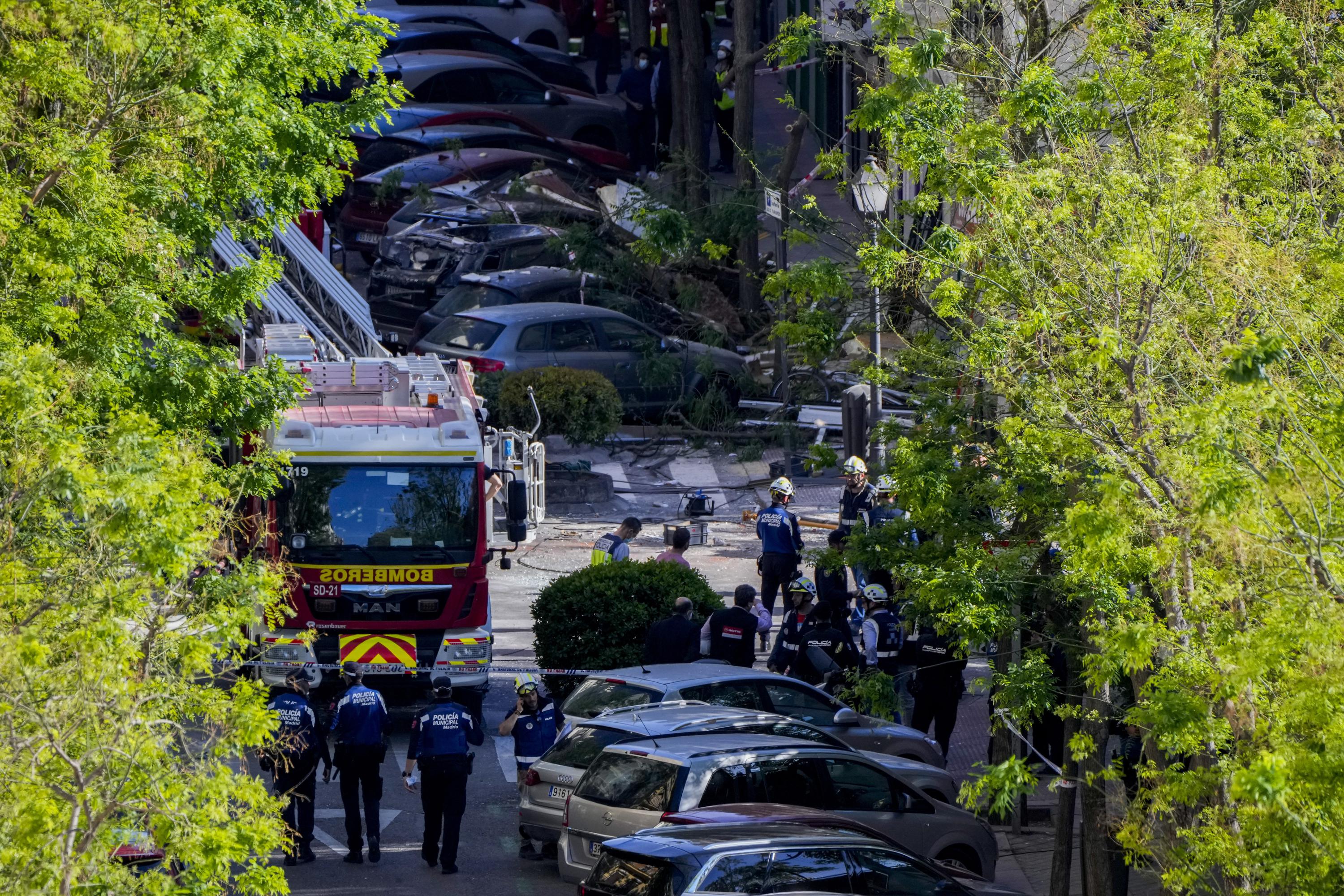 Explosion at Madrid building leaves 2 dead, 18 injured