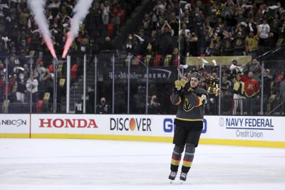 Janmark has hat trick to lead Vegas to 