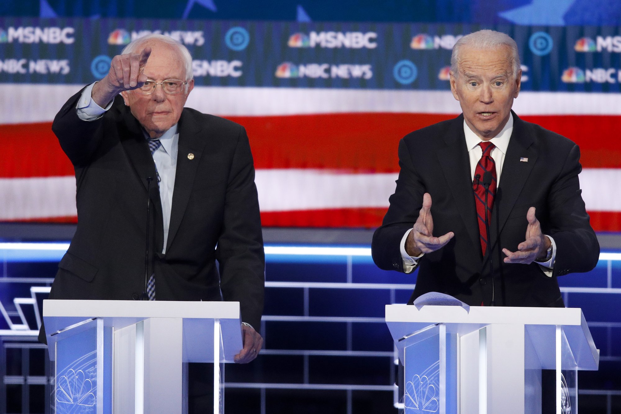 Sanders backs Biden as join forces to Trump | AP News