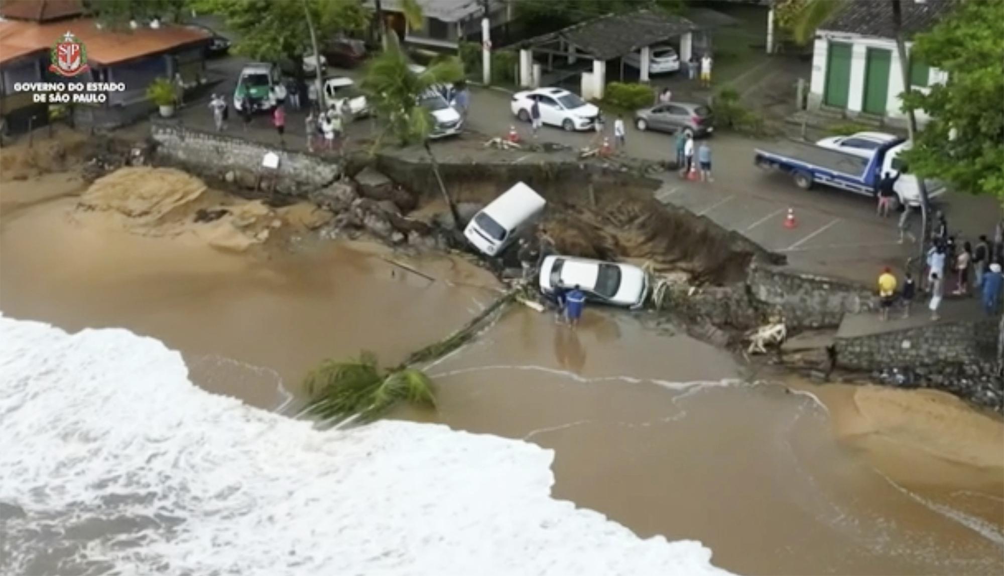 Orange-Alert Flood Warnings Across Brazil Including Sao Paulo on