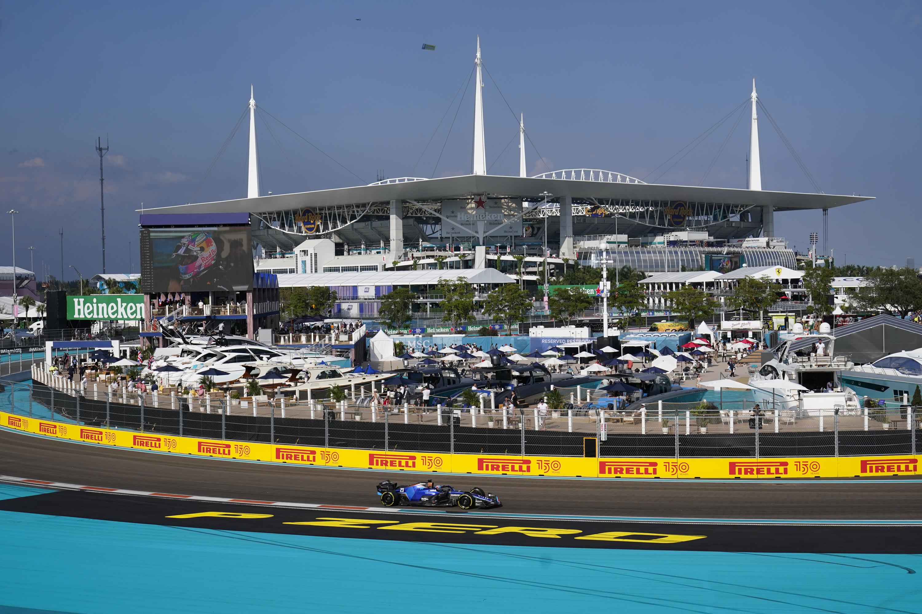 Formula One unveils its mustsee show at Miami Grand Prix AP News