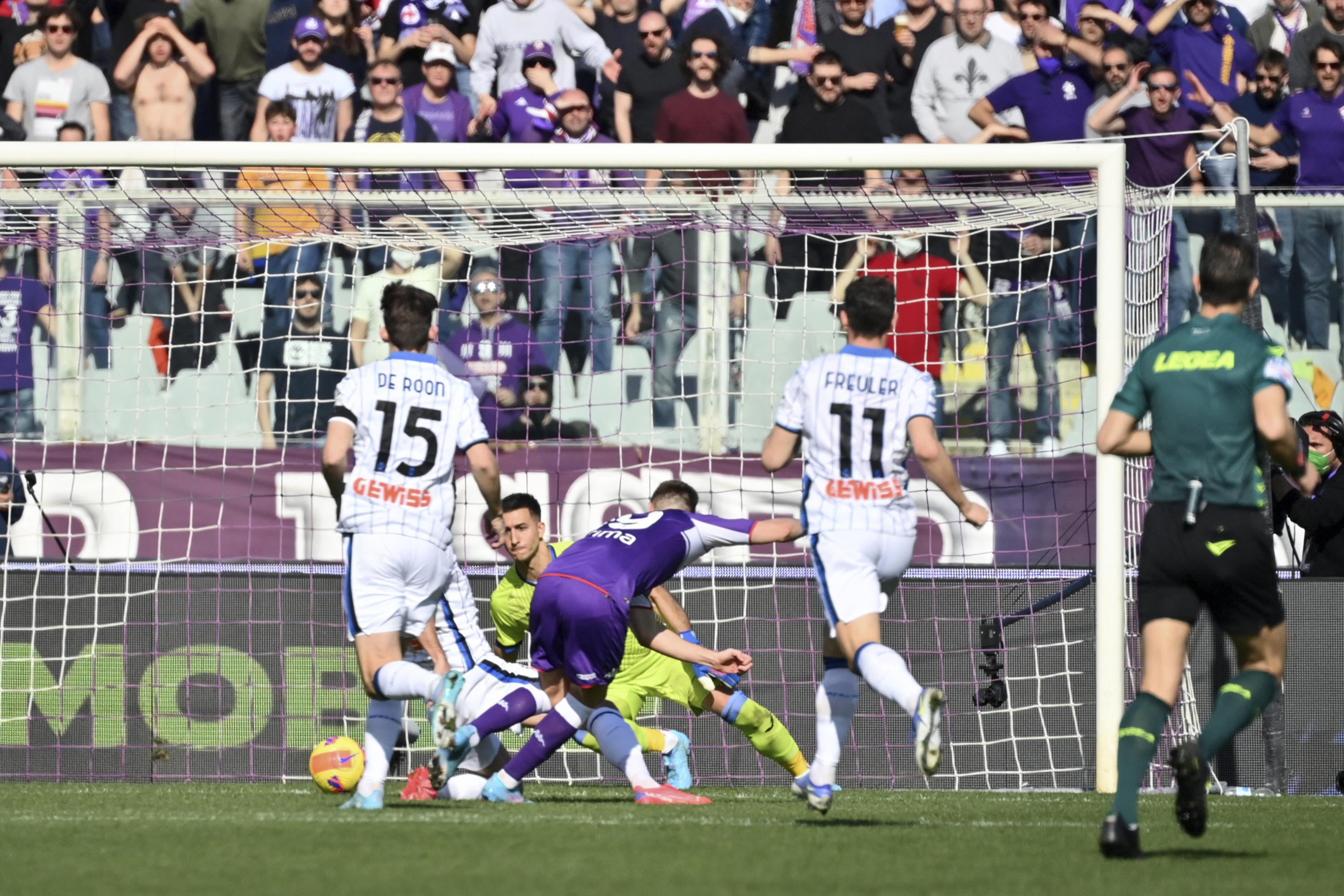 Piatek segna per la Fiorentina che batte 1-0 l’Atalanta in Serie A