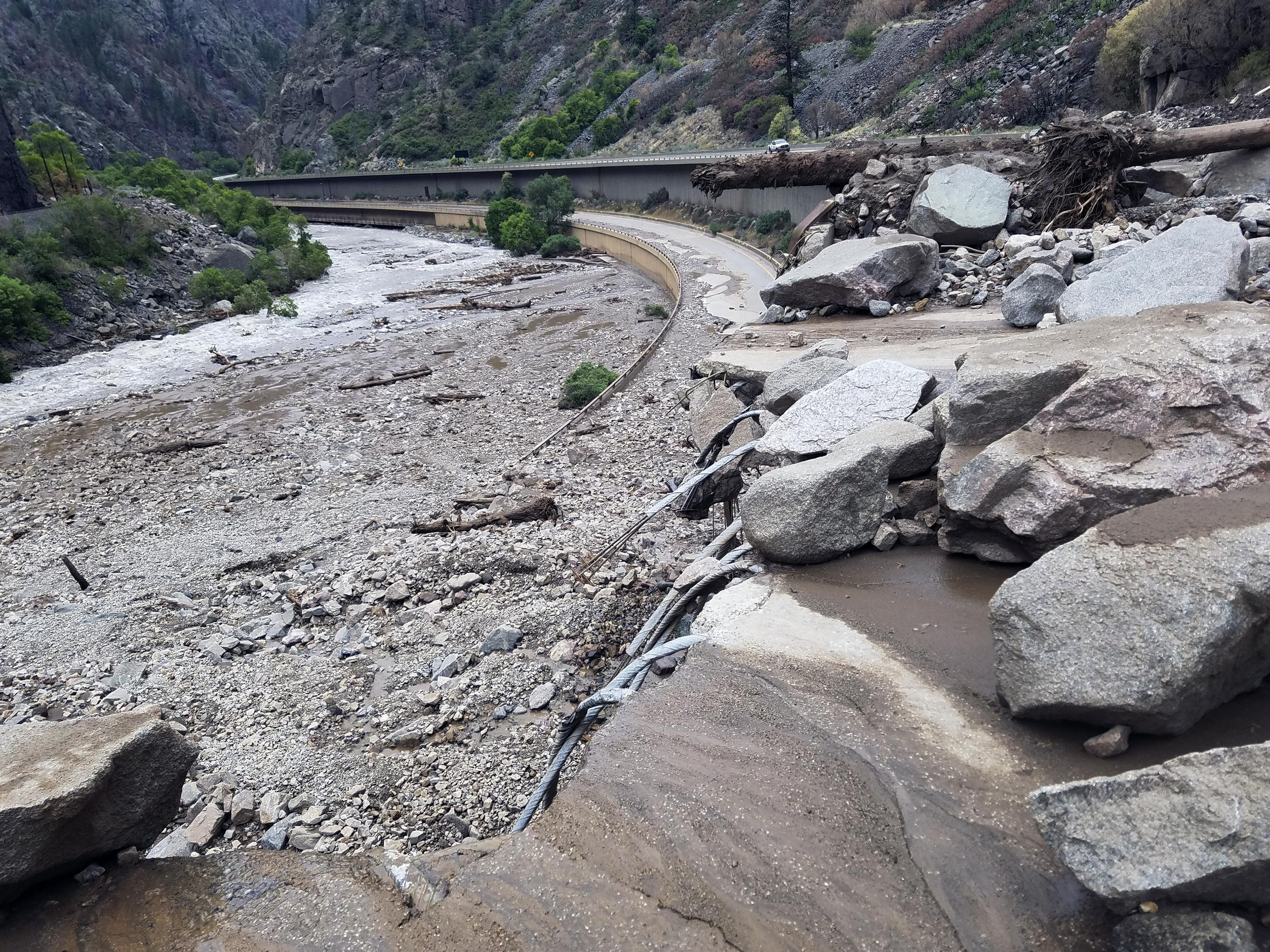 Flood watches in US West as mudslides close major interstate - Associated Press