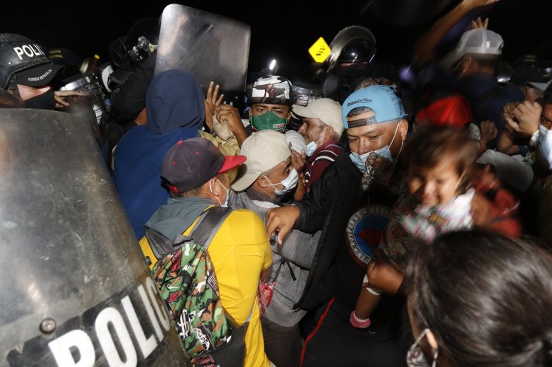 Migrant Caravan On The Move In Honduras In Uncertain Times