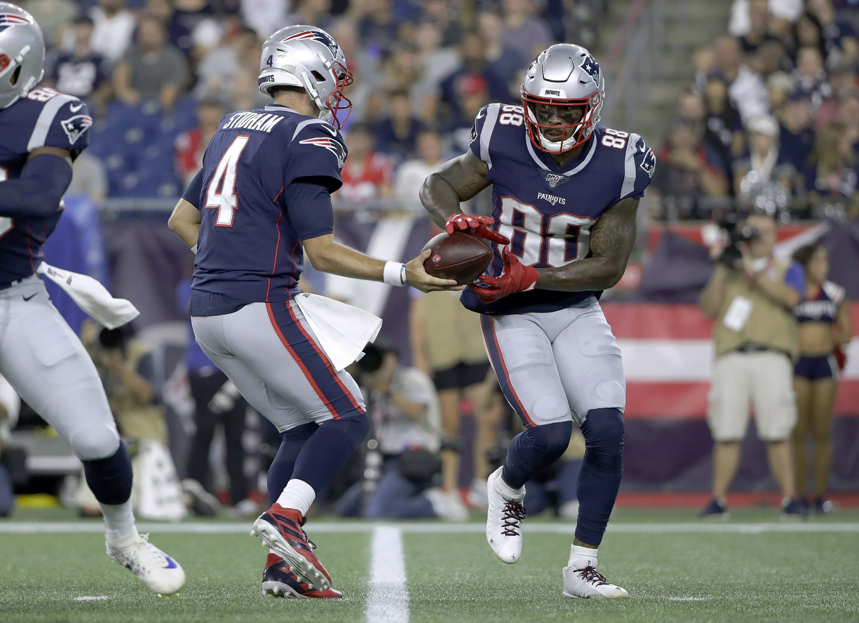 AP source Jets acquire WR Thomas from Pats for draft pick AP News