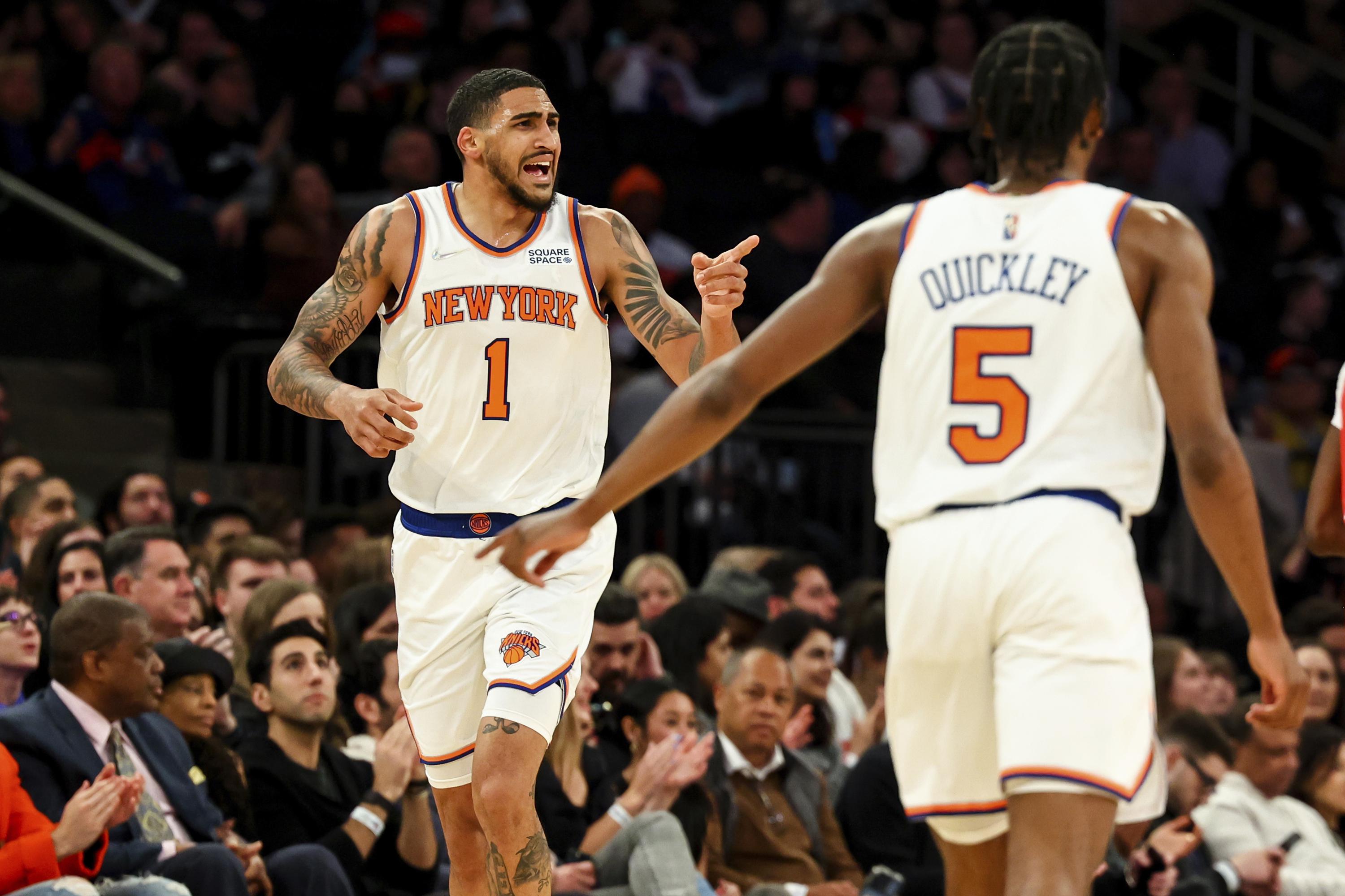 The New York Knicks Win Last Night