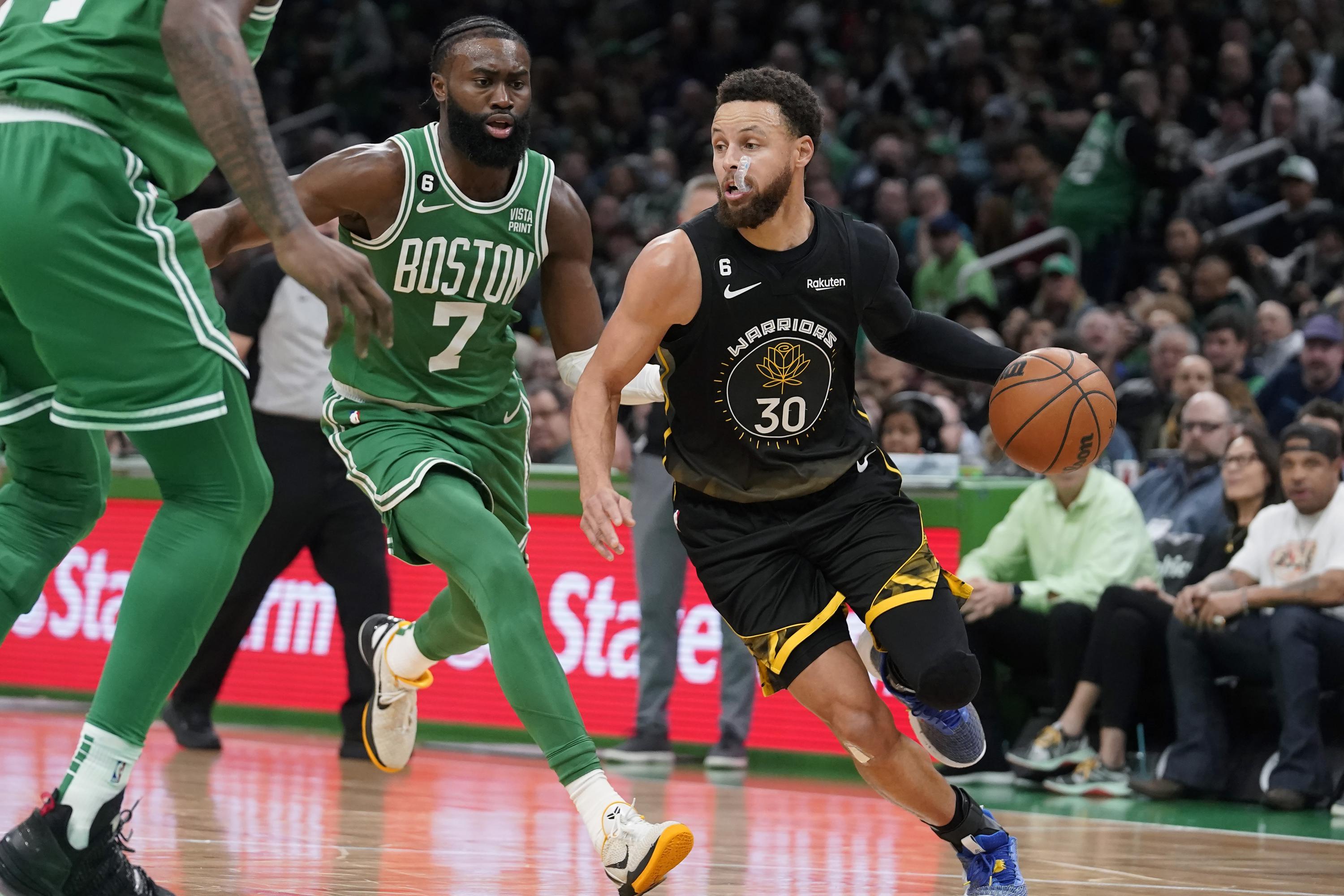 Celtics beat Warriors in OT, win NBA Finals rematch 121-118