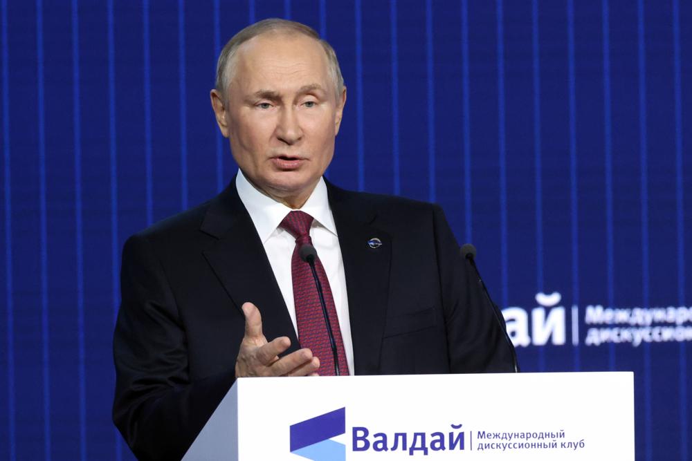 Russia’s Putin Rules Out Using Nuclear Weapons in Ukraine