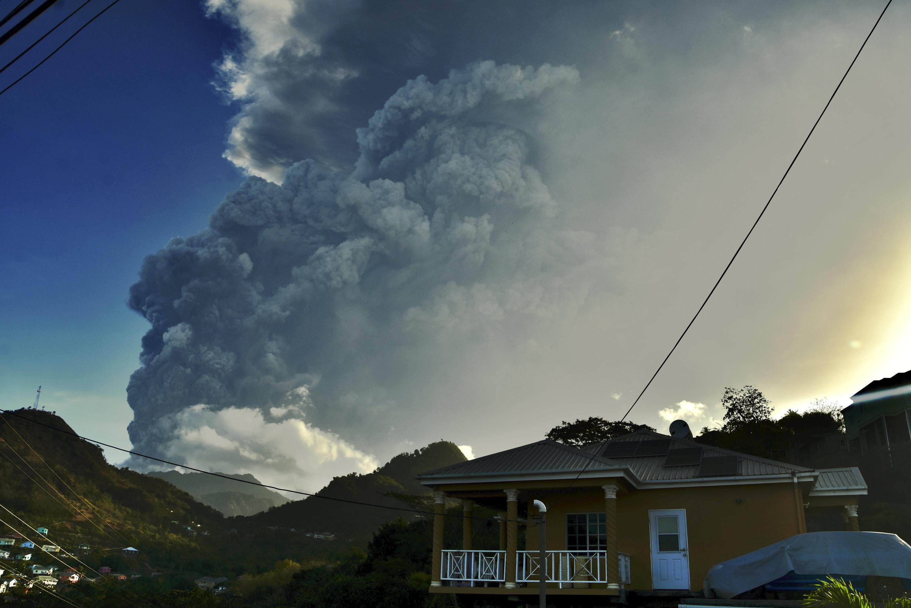 St. Vincent is looking for water, funds as the volcano continues to erupt