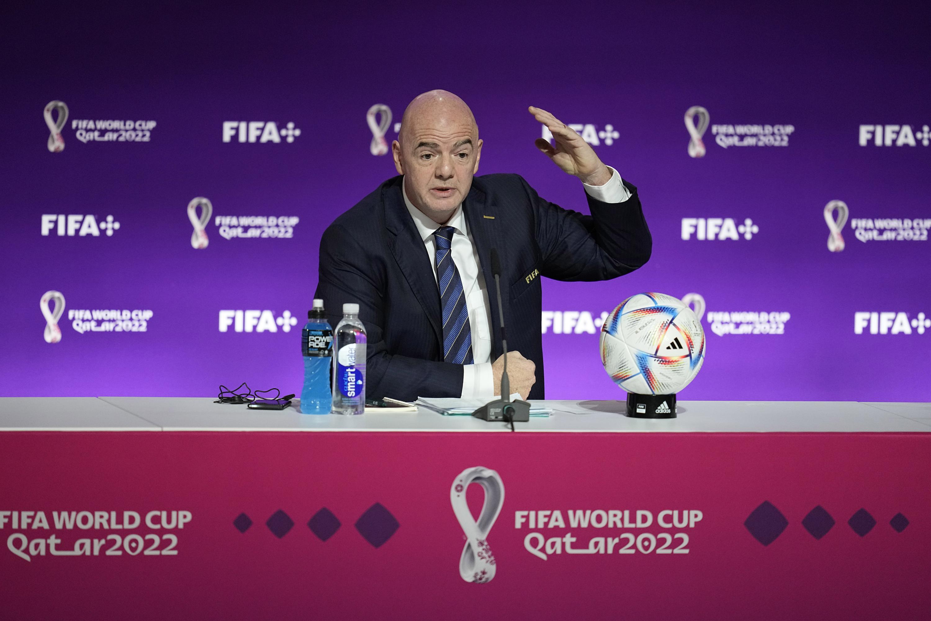 Infantino scolds World Cup critics in extraordinary diatribe