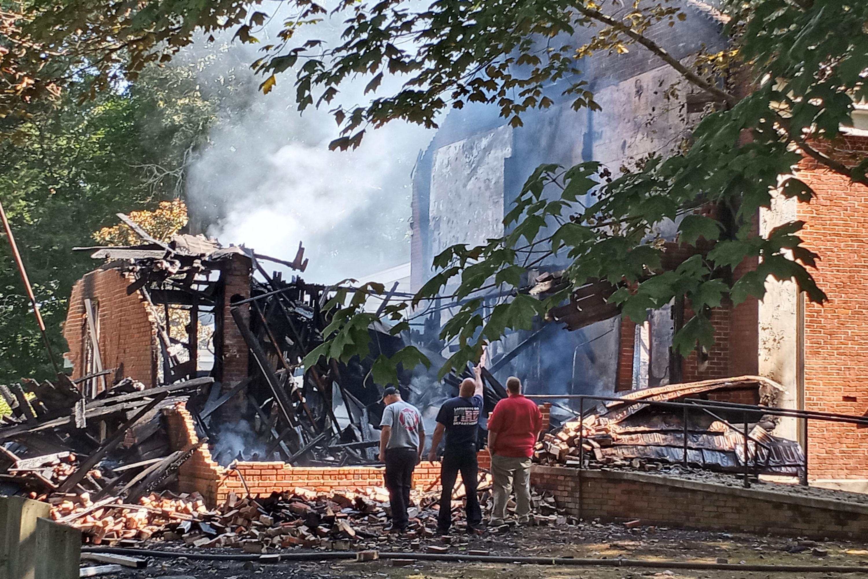 Fire damages Mississippi church where Faulkner was married AP News