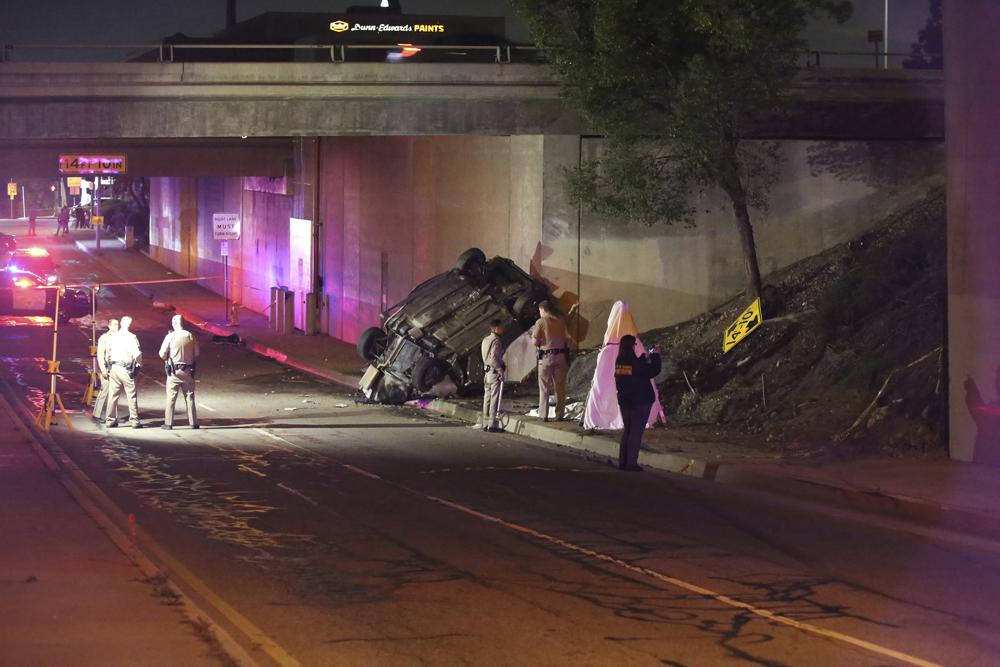 Accidente en Pasadena, California. | AP
