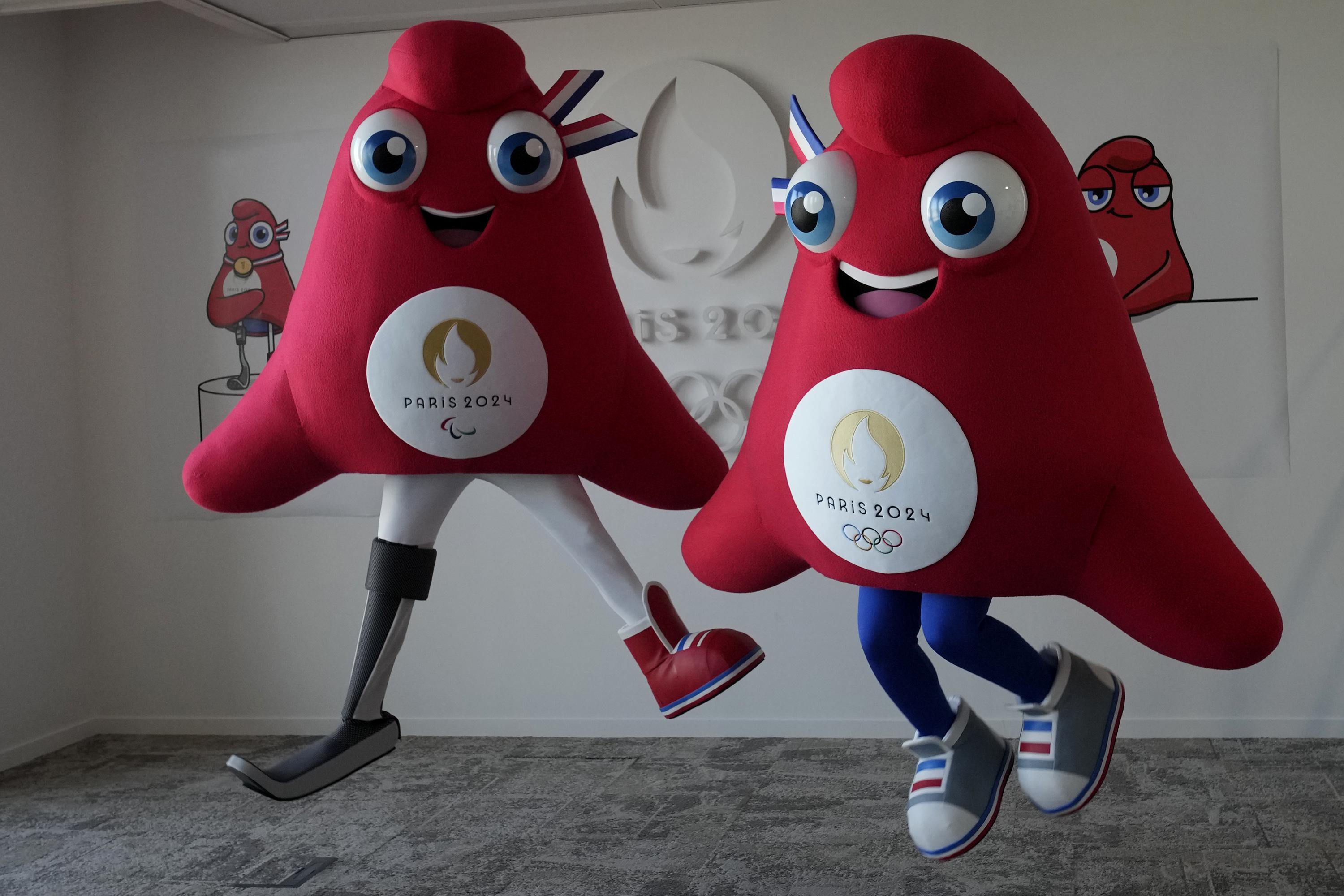 Paris 2024 Olympics, Paralympics mascot is a smiling hat AP News