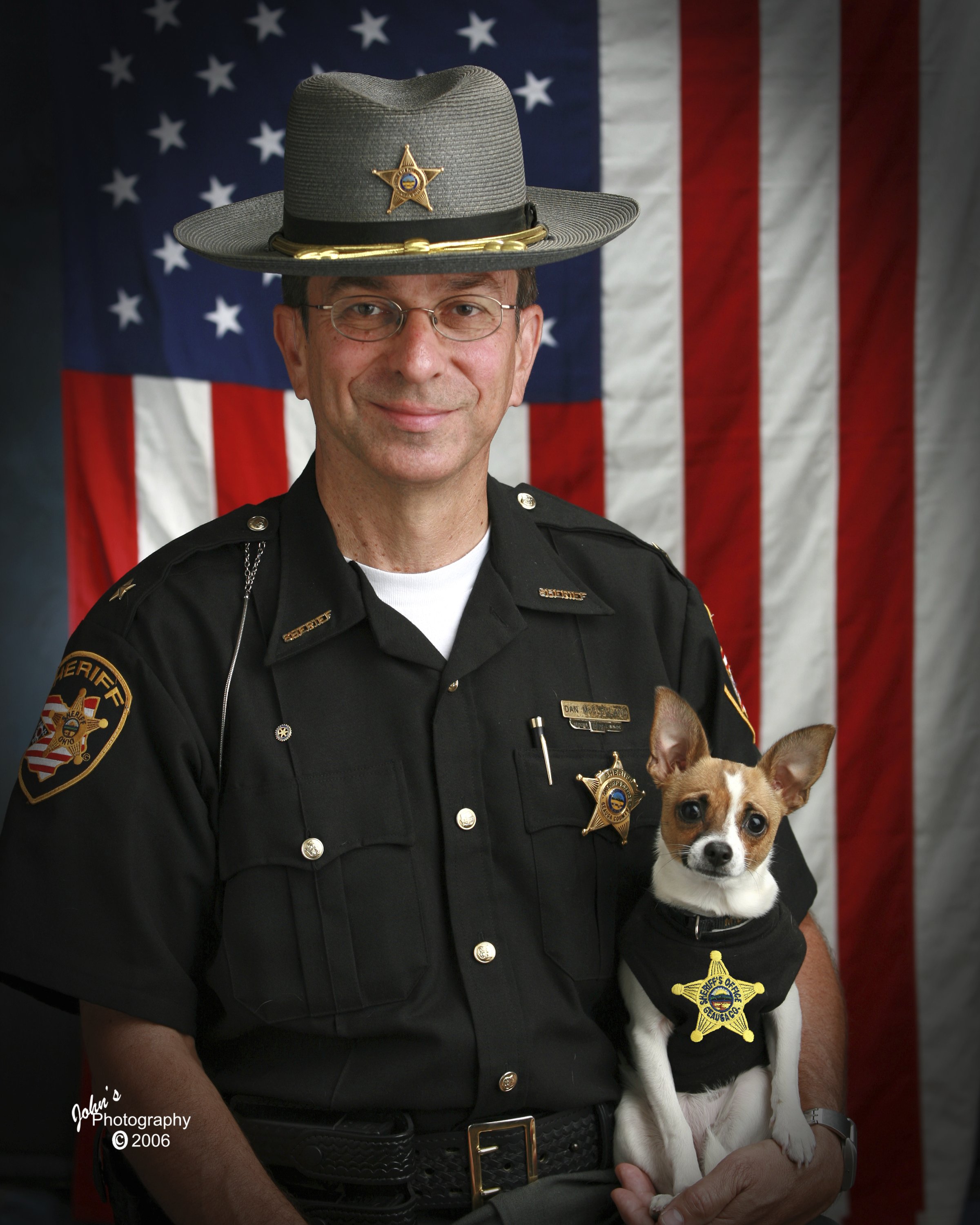 The retired Ohio sheriff and little K-9 partner die the same day