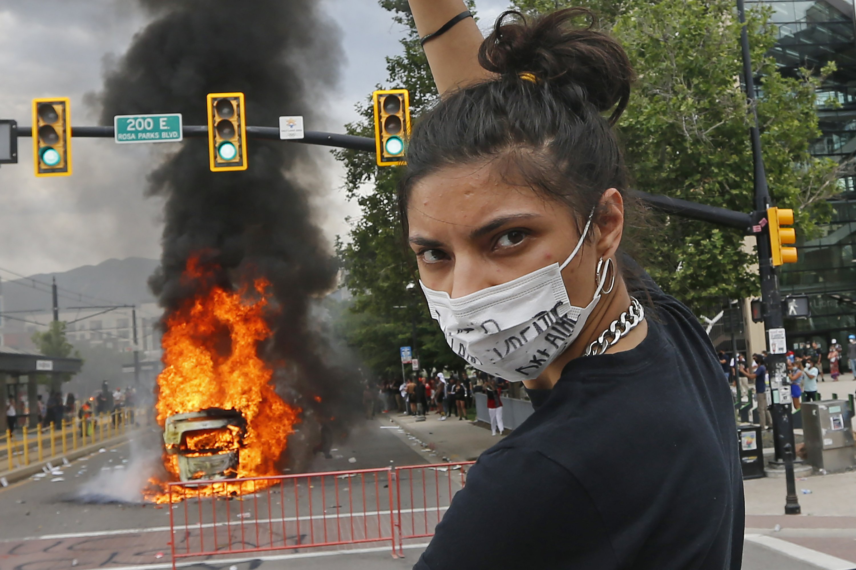 Curfew enforced after volatile protests in Salt Lake City