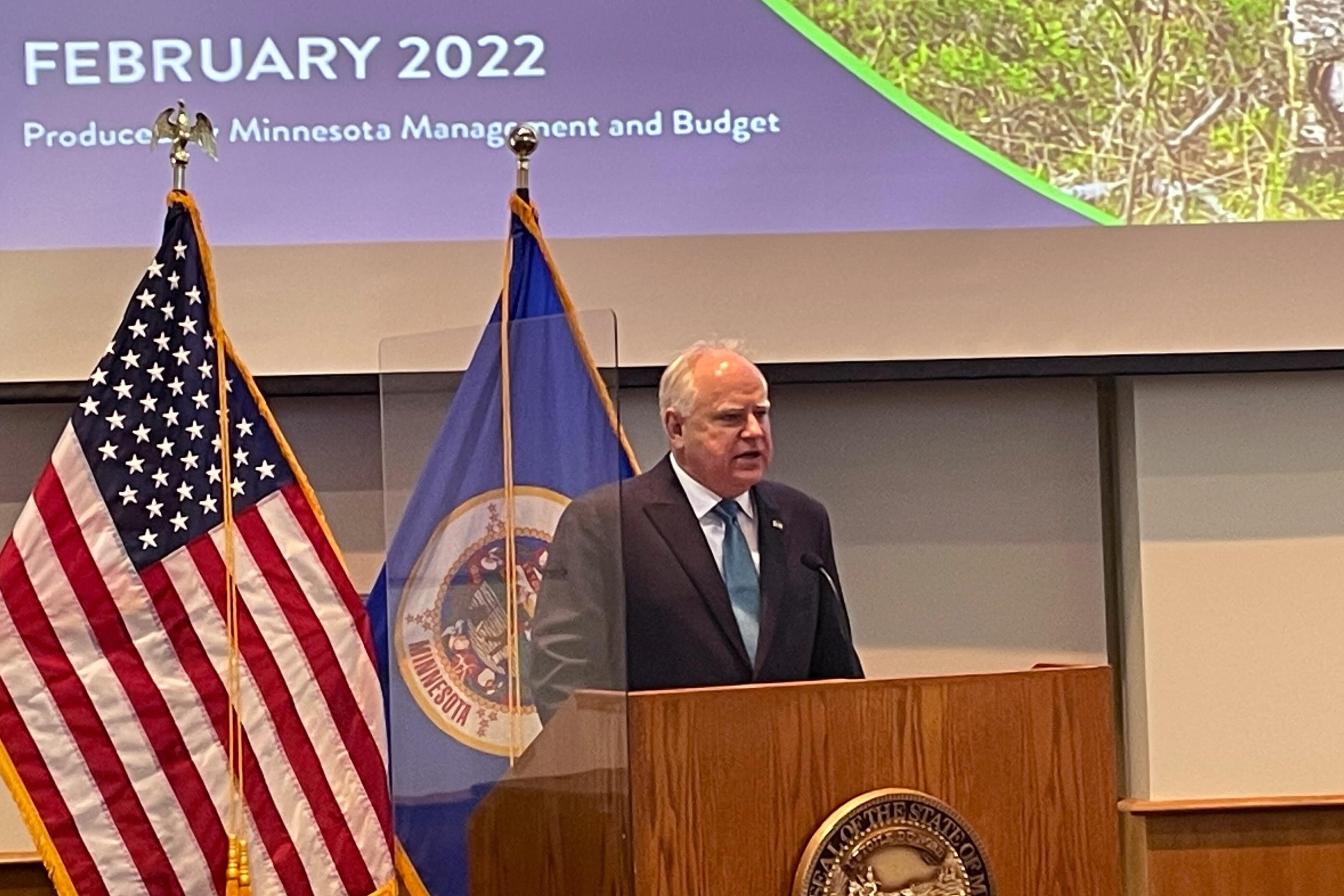 New Walz plan for surplus includes bigger tax rebate checks AP News