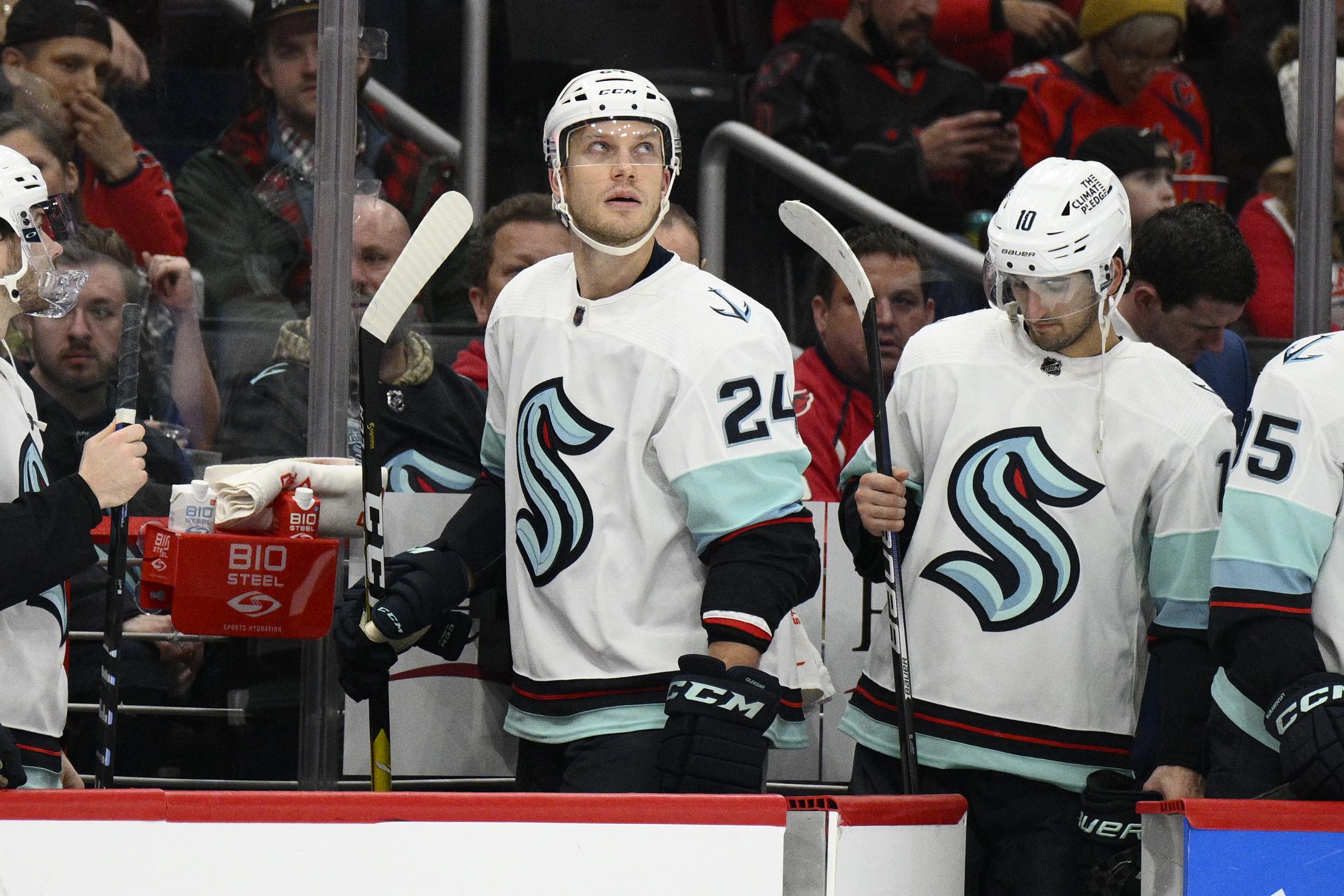 NHL suspends Kraken D Oleksiak for 3 games for illegal check AP News