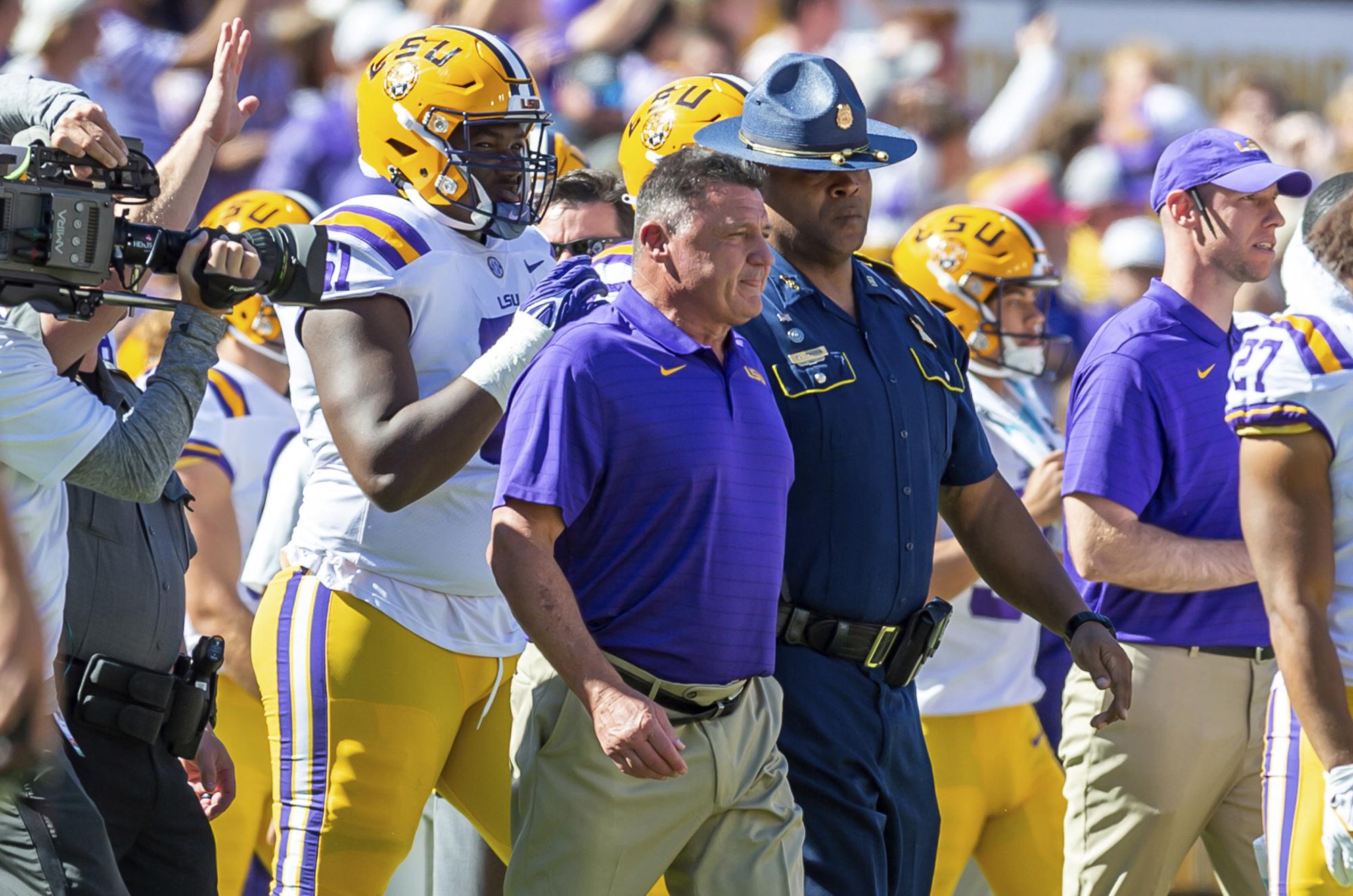 LSU Football Coach Ed Orgeron To Part Ways At End Of Season AP News