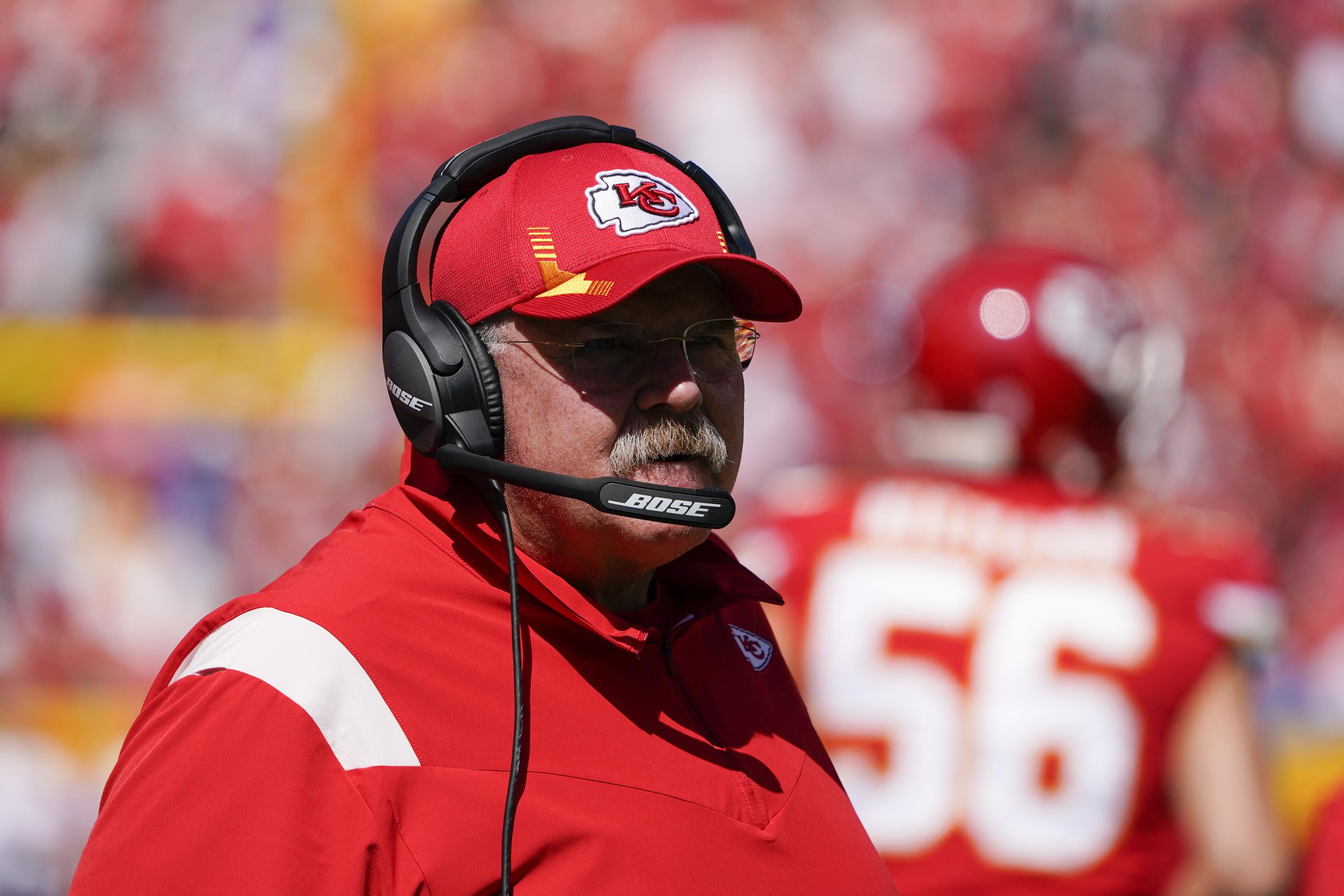 Chiefs coach Andy Reid in stable condition at hospital | AP News