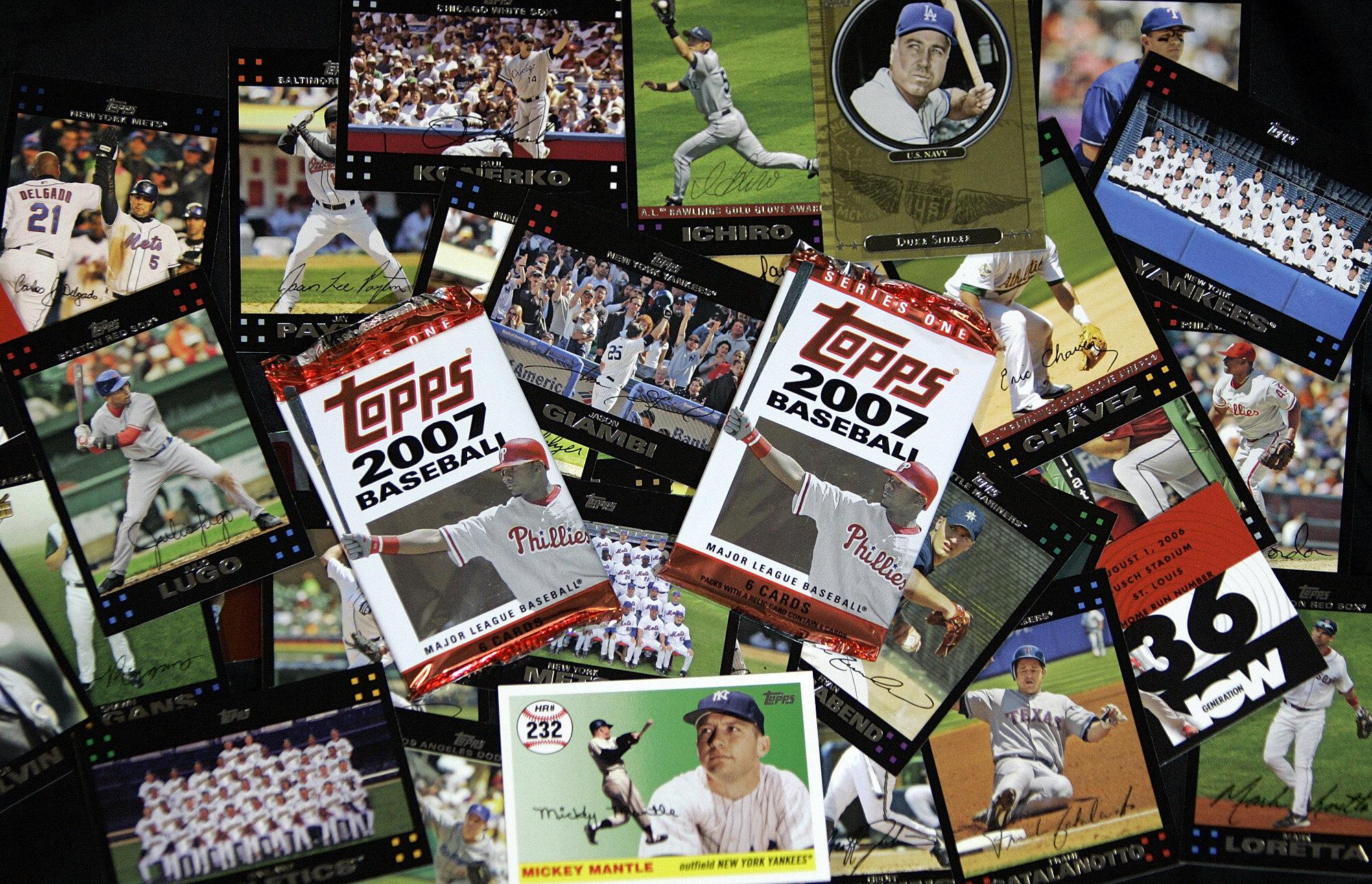 MLB will end 70-year deal with trading card company Topps