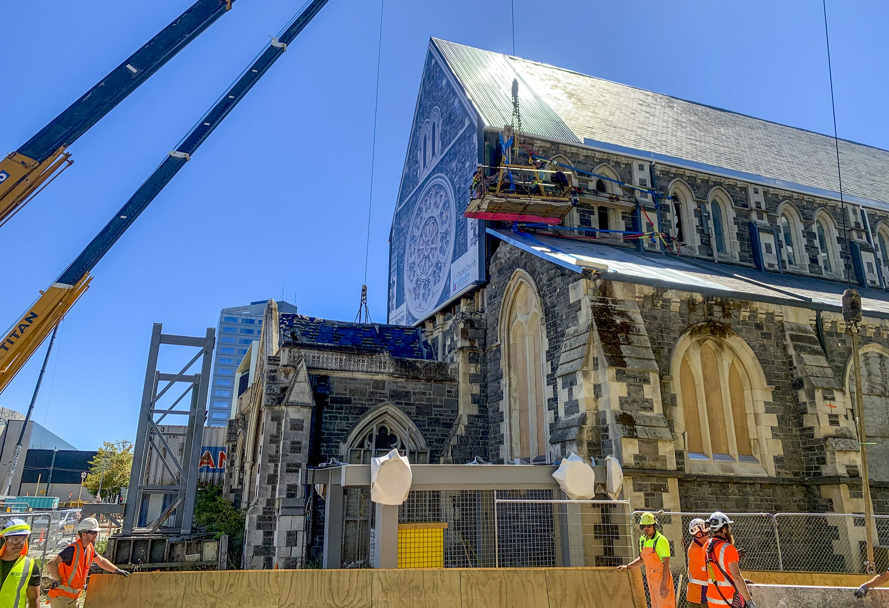 10 years after quake, Christ Church Cathedral finally rising | AP News