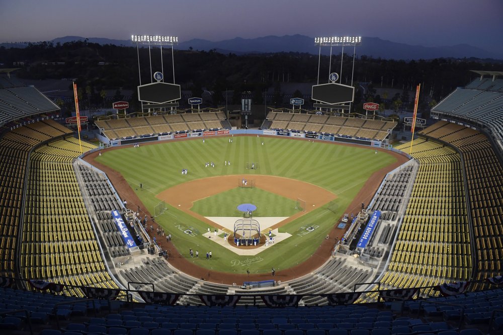 Dodger Stadium, casa de Los Angeles Dodgers, equipo de la MLB.