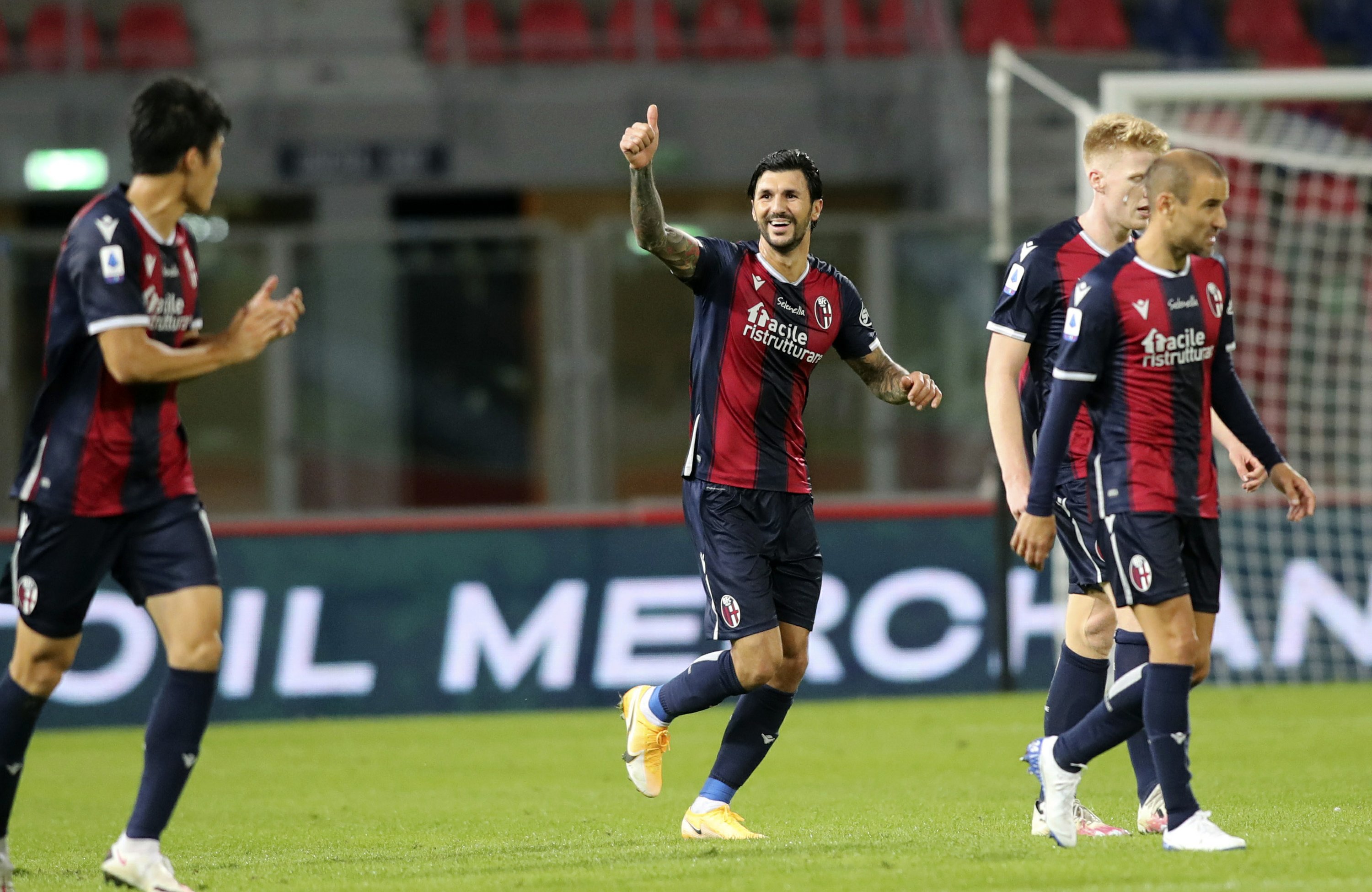 Soriano Scores Twice As Bologna Beats Parma 4 1