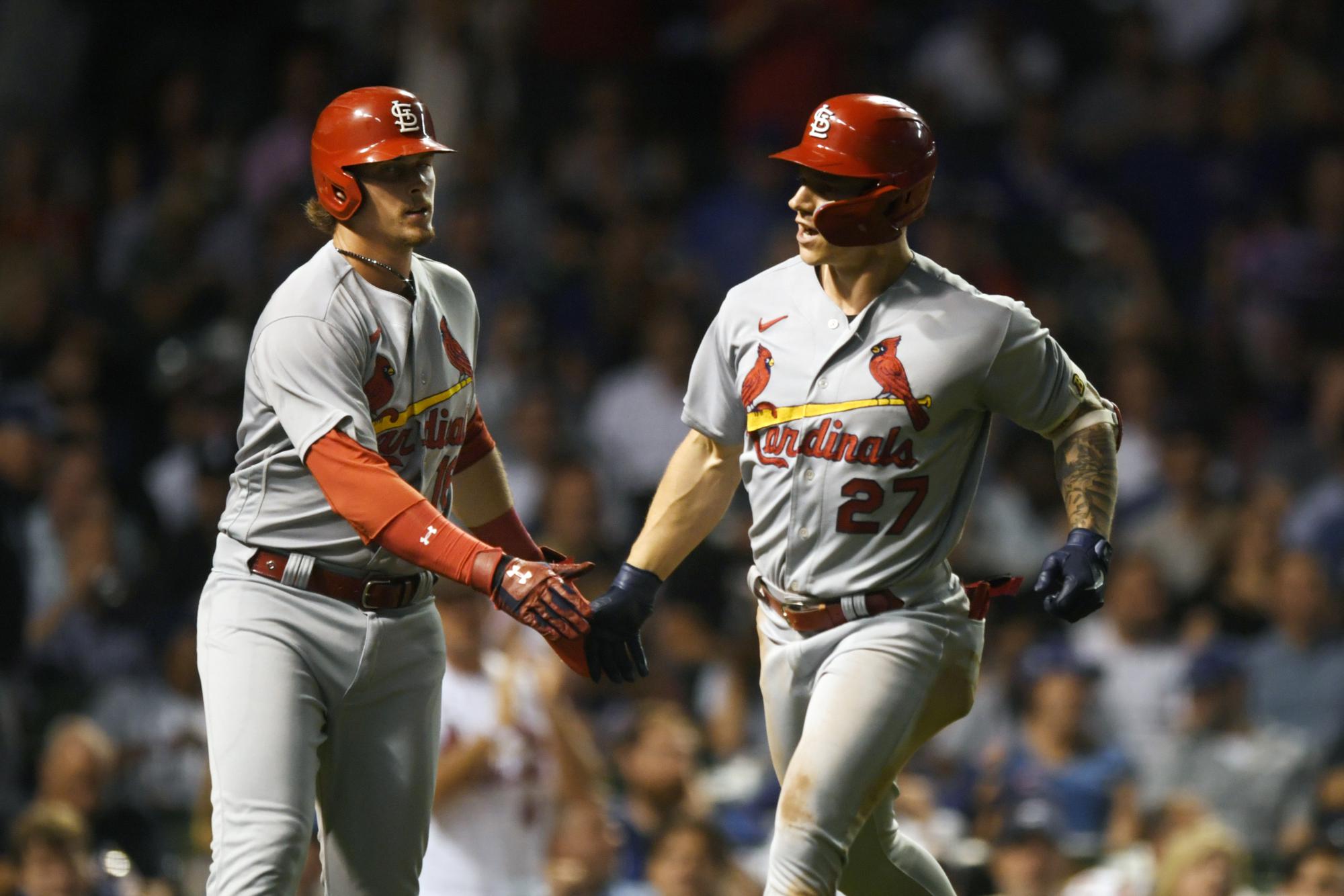 Arenado, O'Neill, Edman homer, Cards thump Cubs for DH split