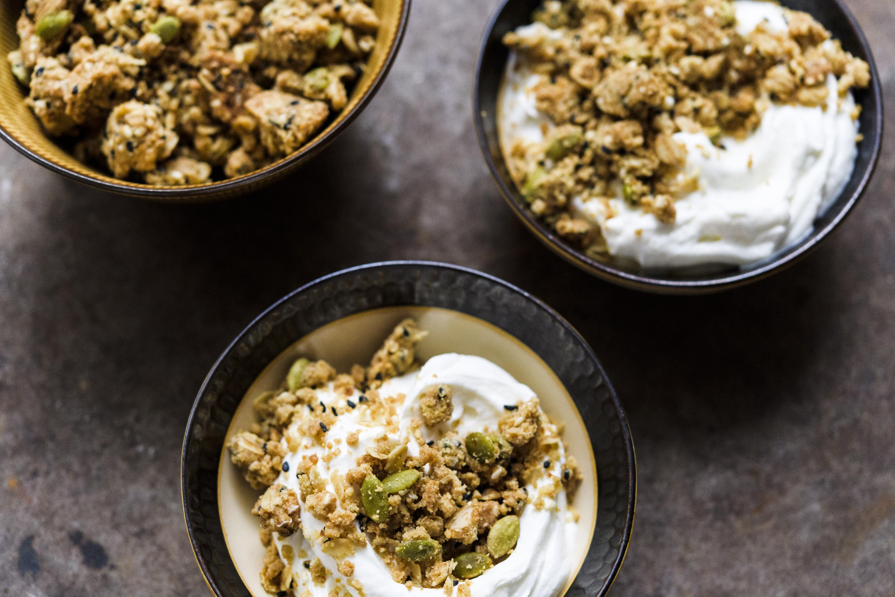 Sesameoat Crumble Makes The Perfect Ice Cream Topping TrendRadars