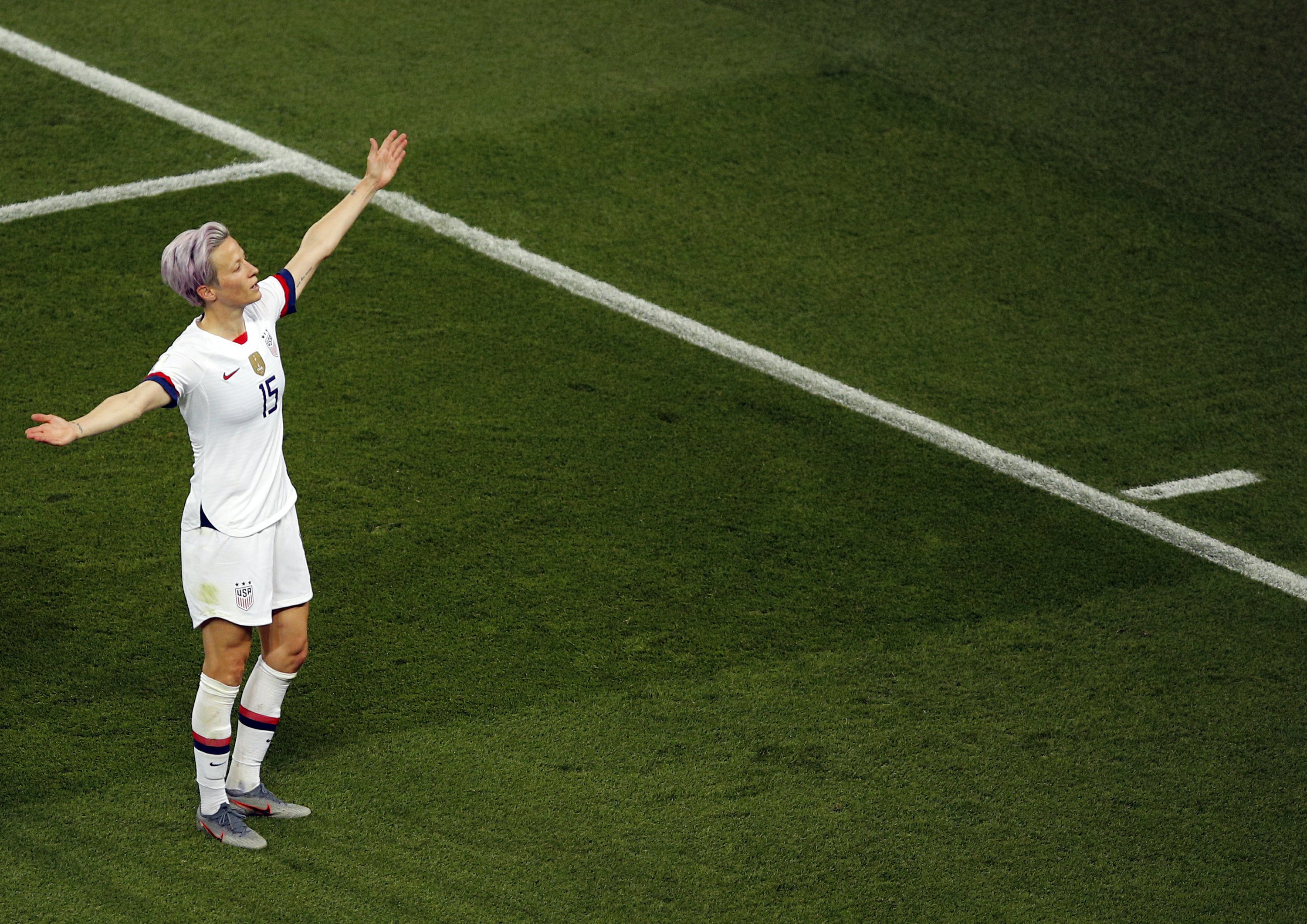 Megan Rapinoe Is Being Well Megan Rapinoe At The World Cup Ap News 