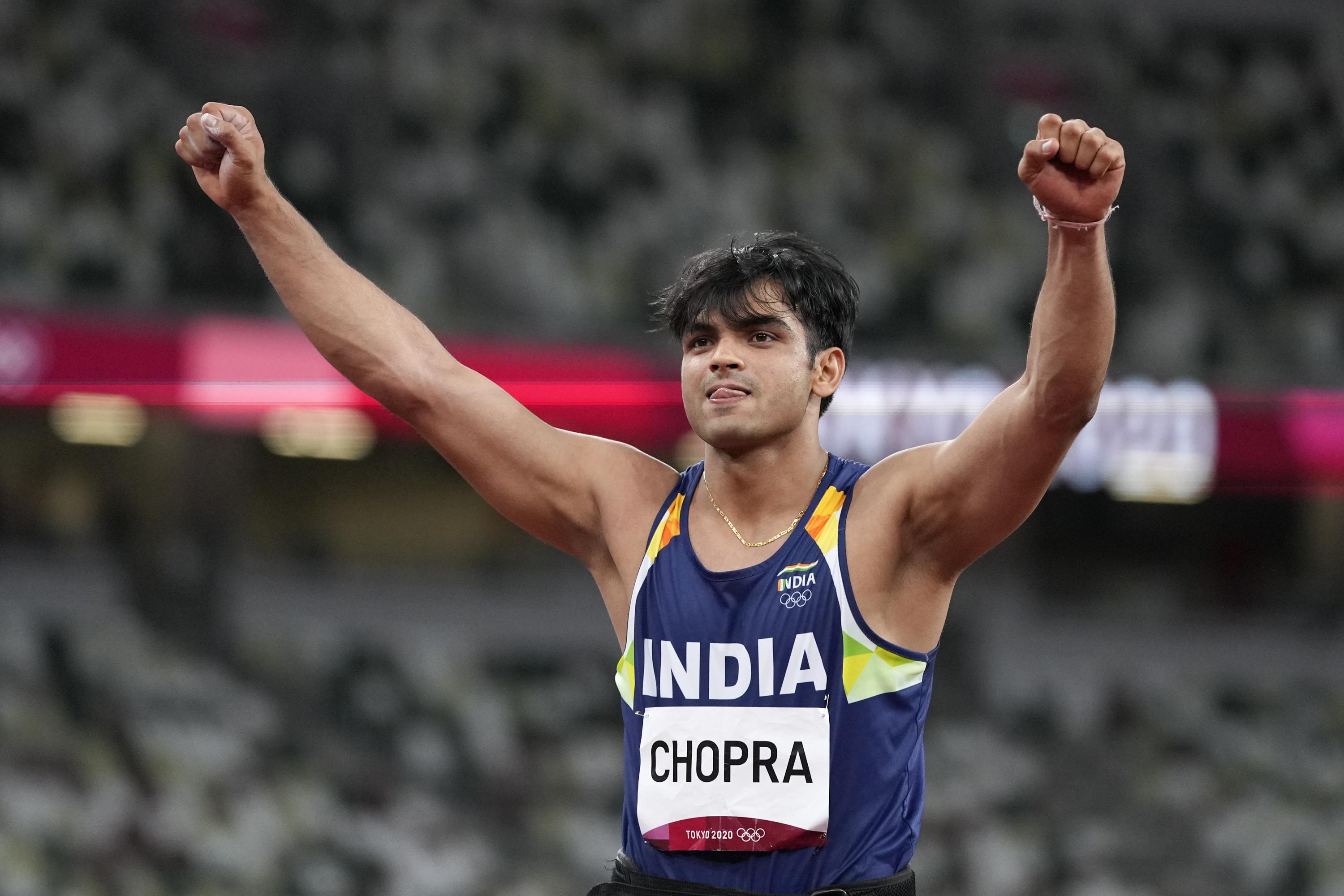 Chopra Wins India S 1st Gold In Olympic Track And Field