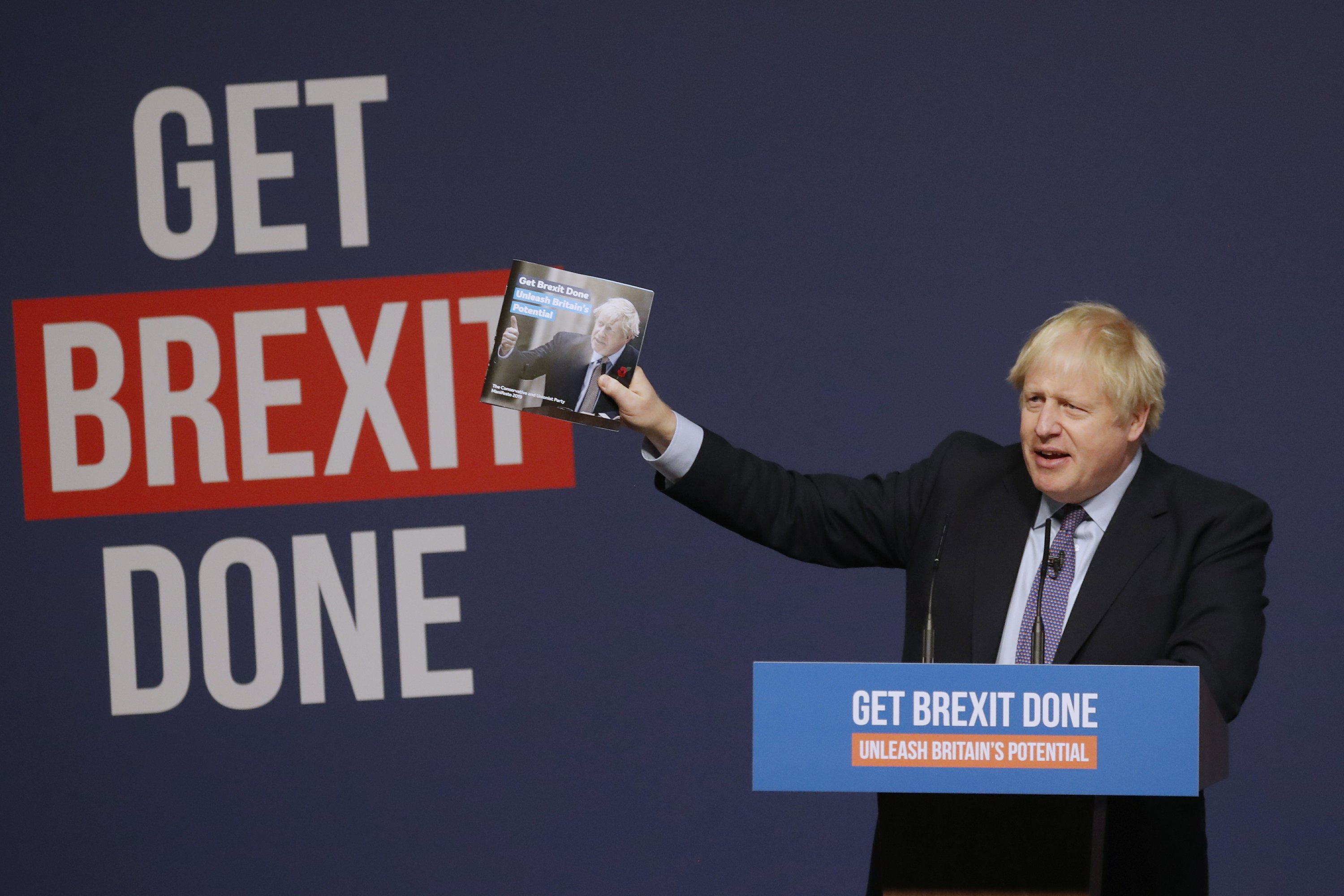 UK's Boris Johnson has one thing on his mind: Brexit now