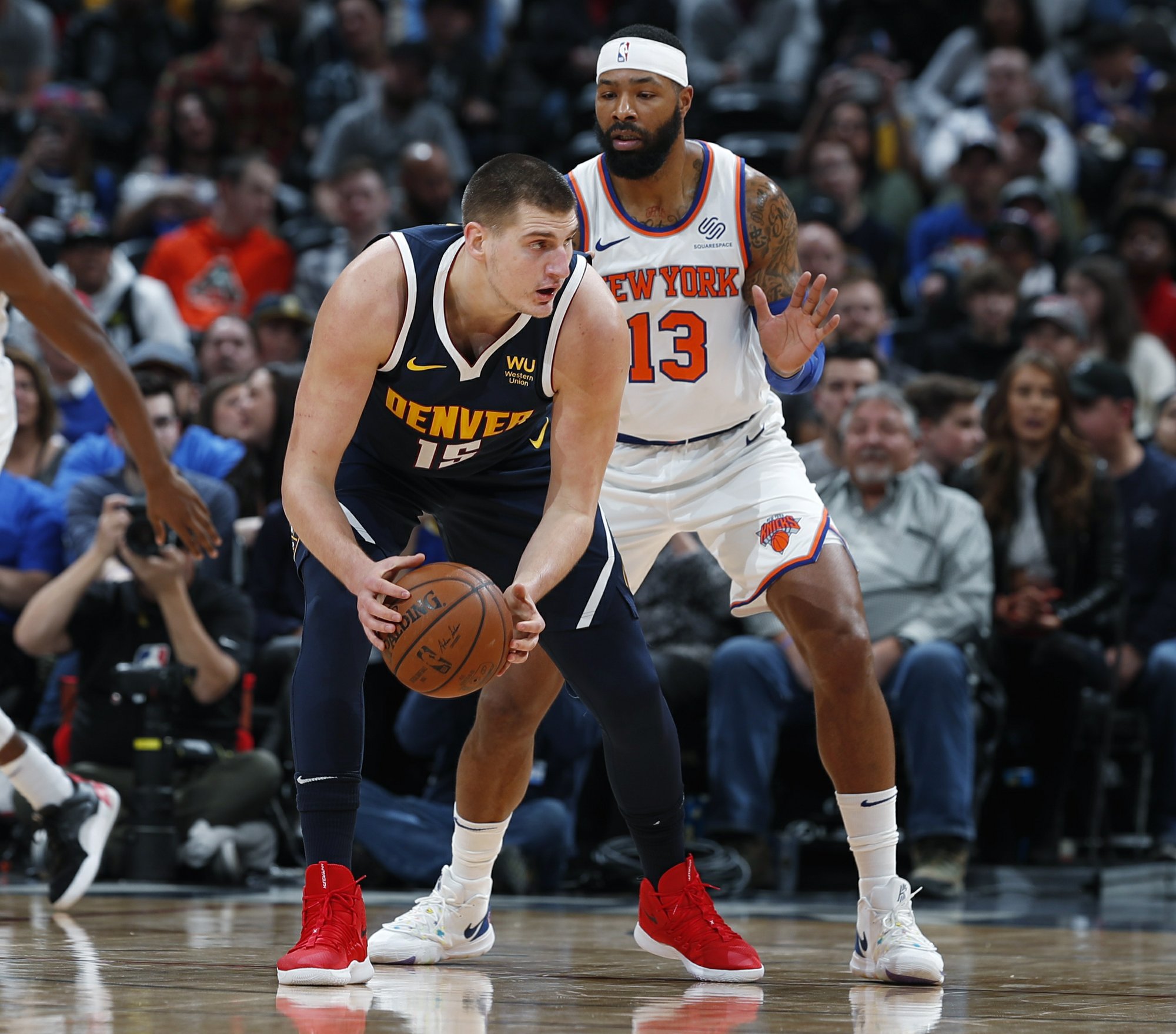 Nikola Jokic Scores 25 Points Nuggets Beat Knicks 111 105