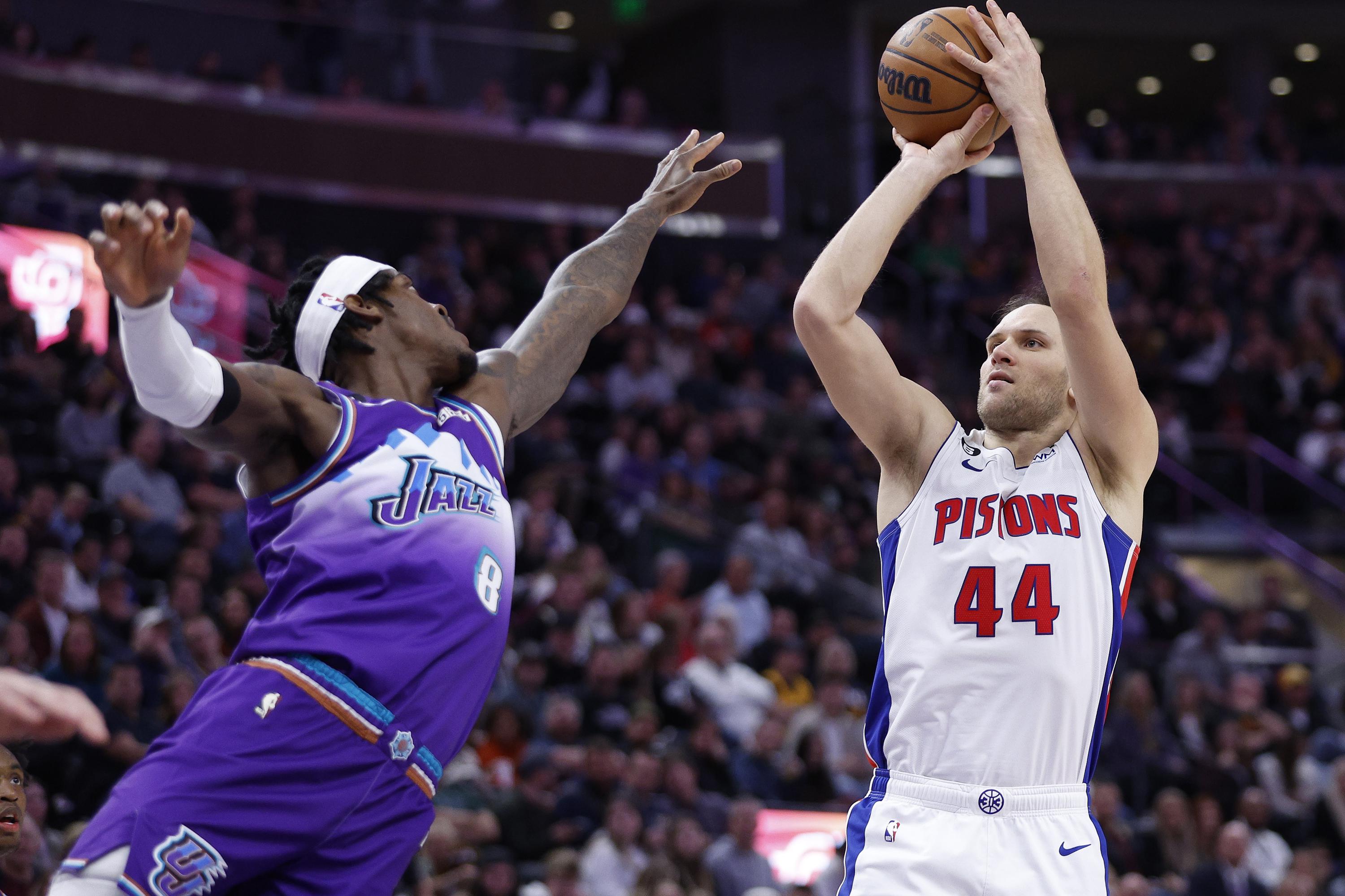 Bogdanovic, Pistons beat Jazz for backtoback road wins AP News