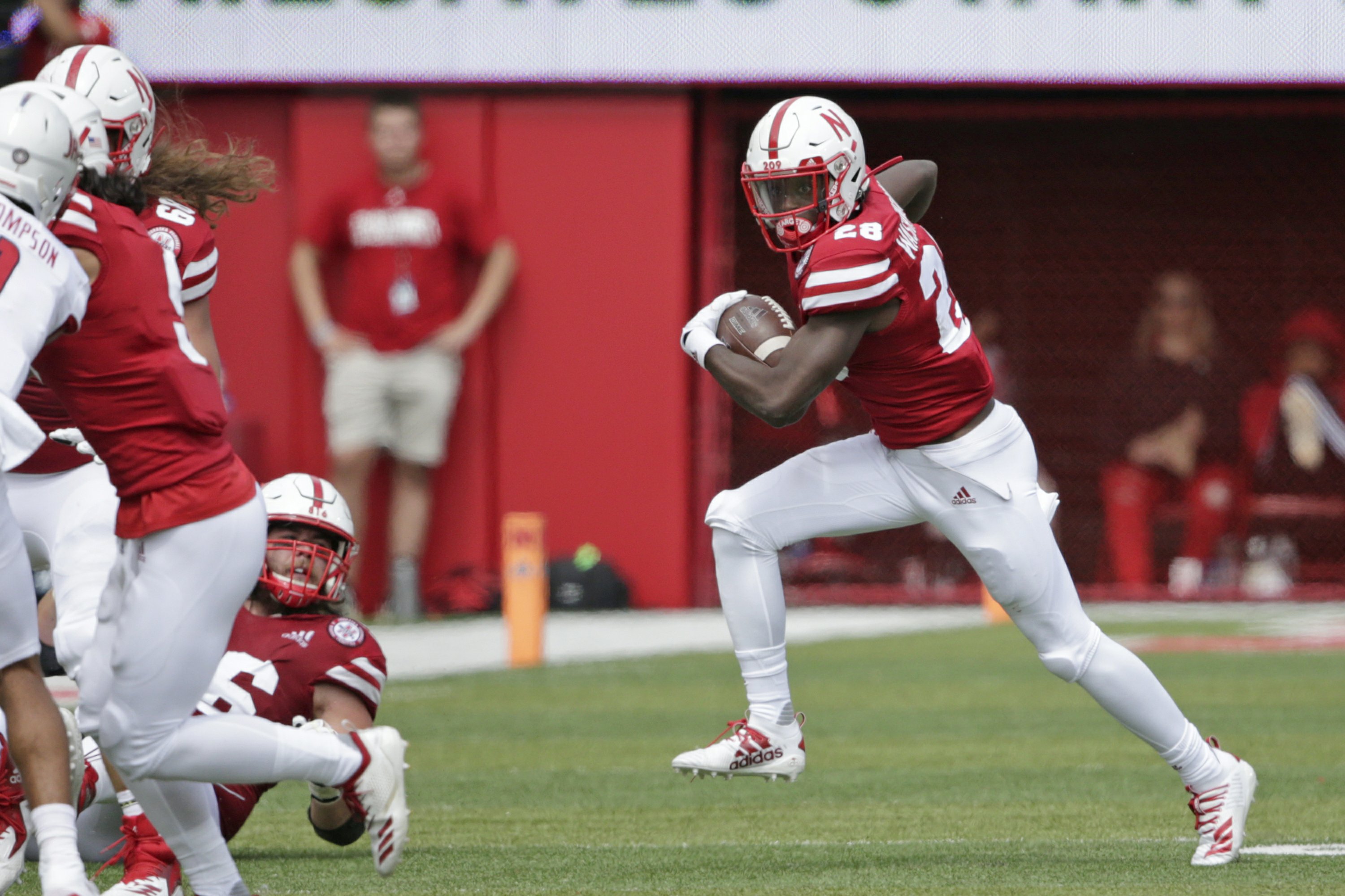 Football Game - Huskers RB facing porn charges enters game in 3rd quarter