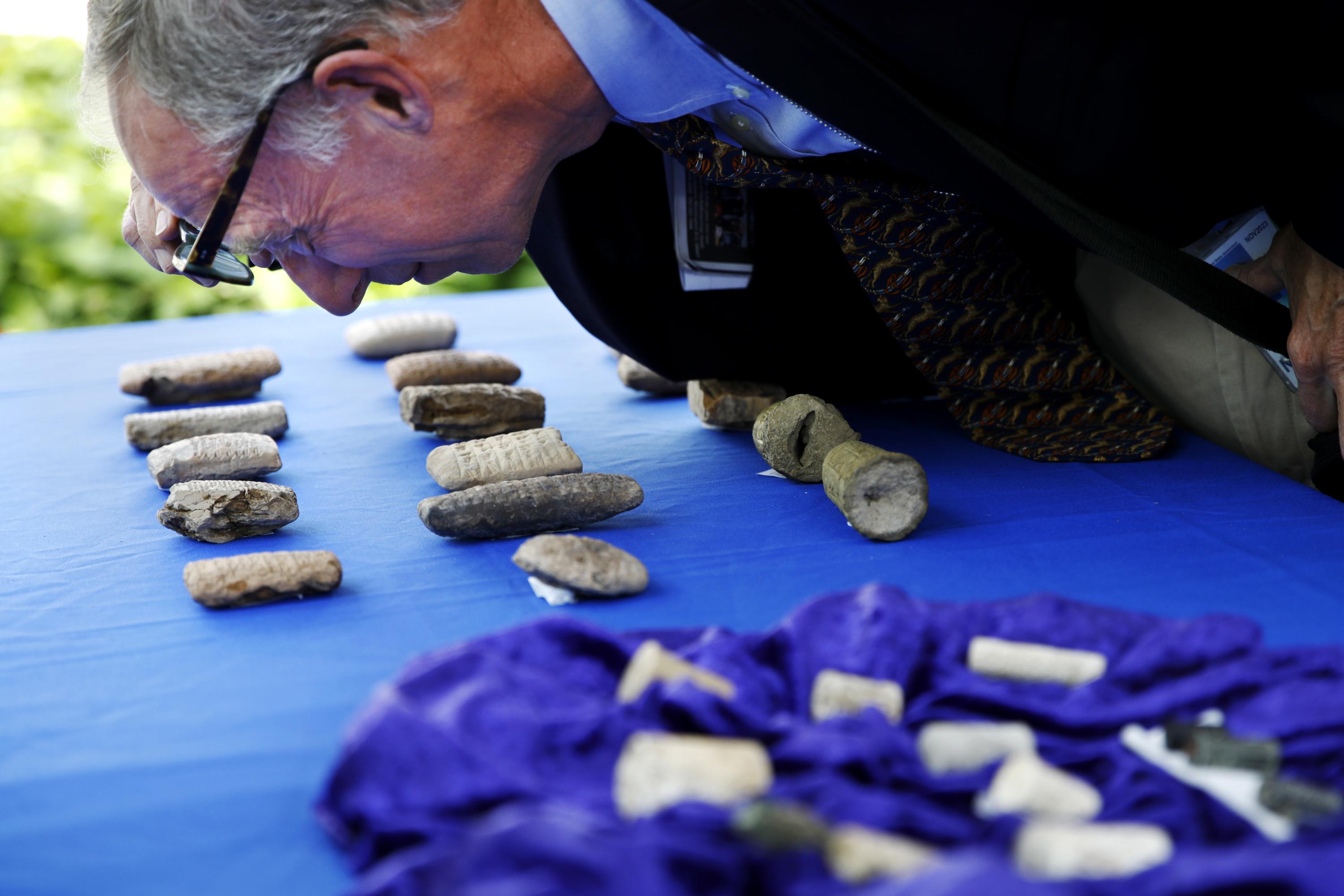 Ancient artifacts seized from Hobby Lobby returned to Iraq | AP News