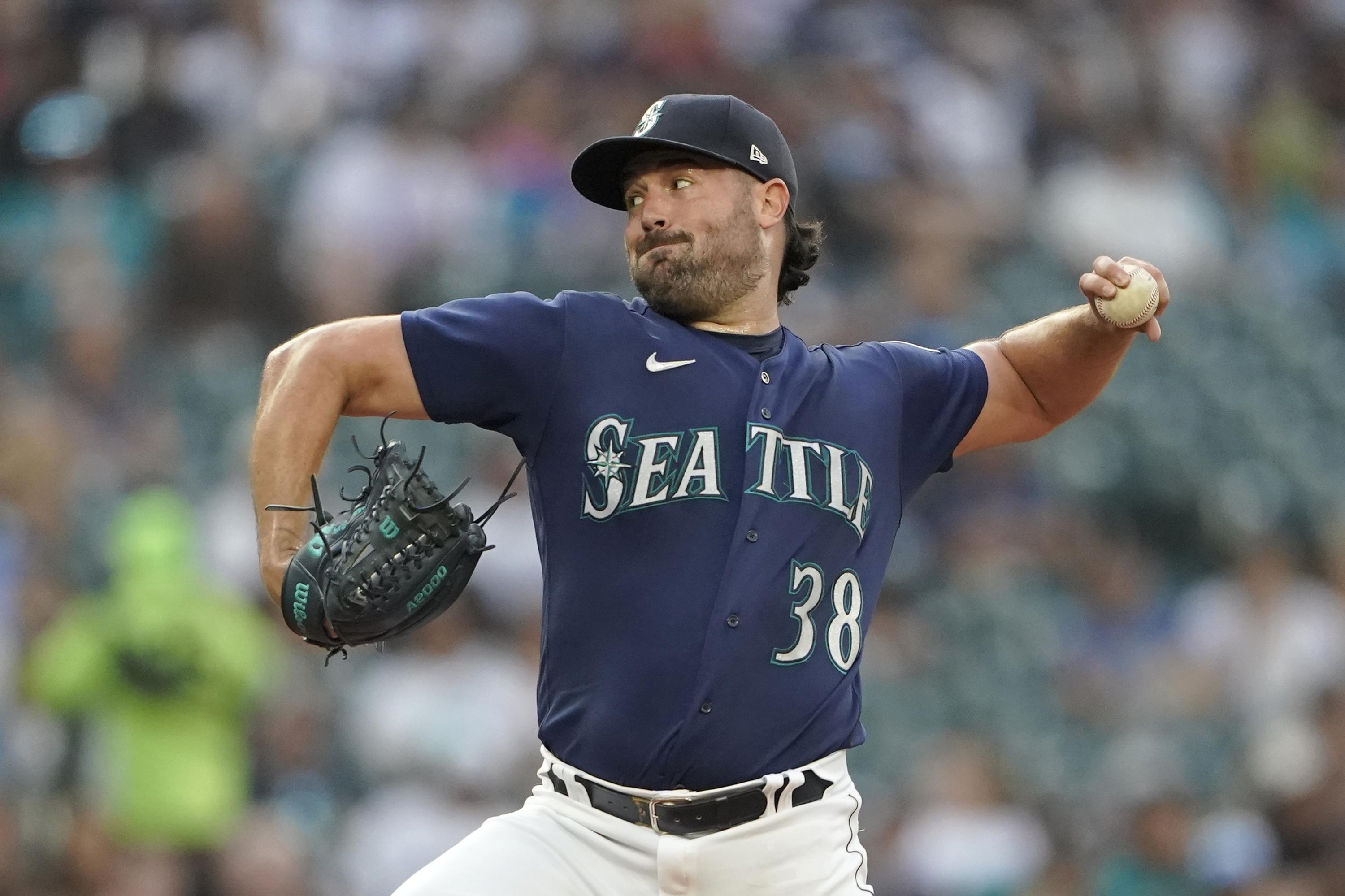 Mariners' Robbie Ray loses nohitter in 7th vs Nationals AP News