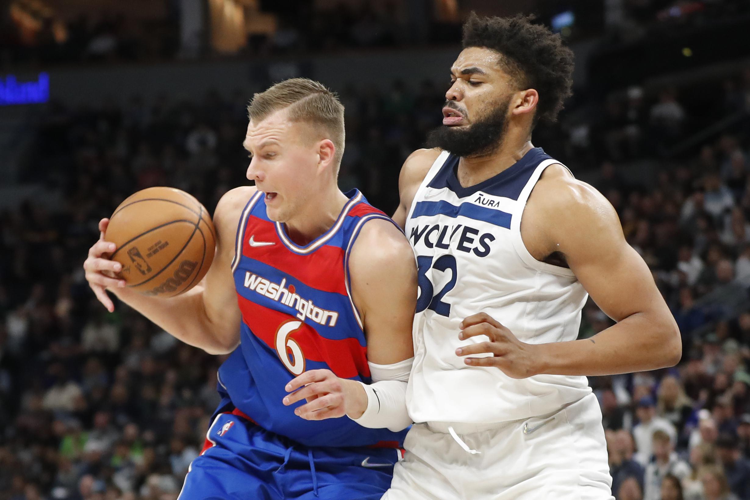 Porzingis scores 25, Wizards cruise to win over Timberwolves | AP News