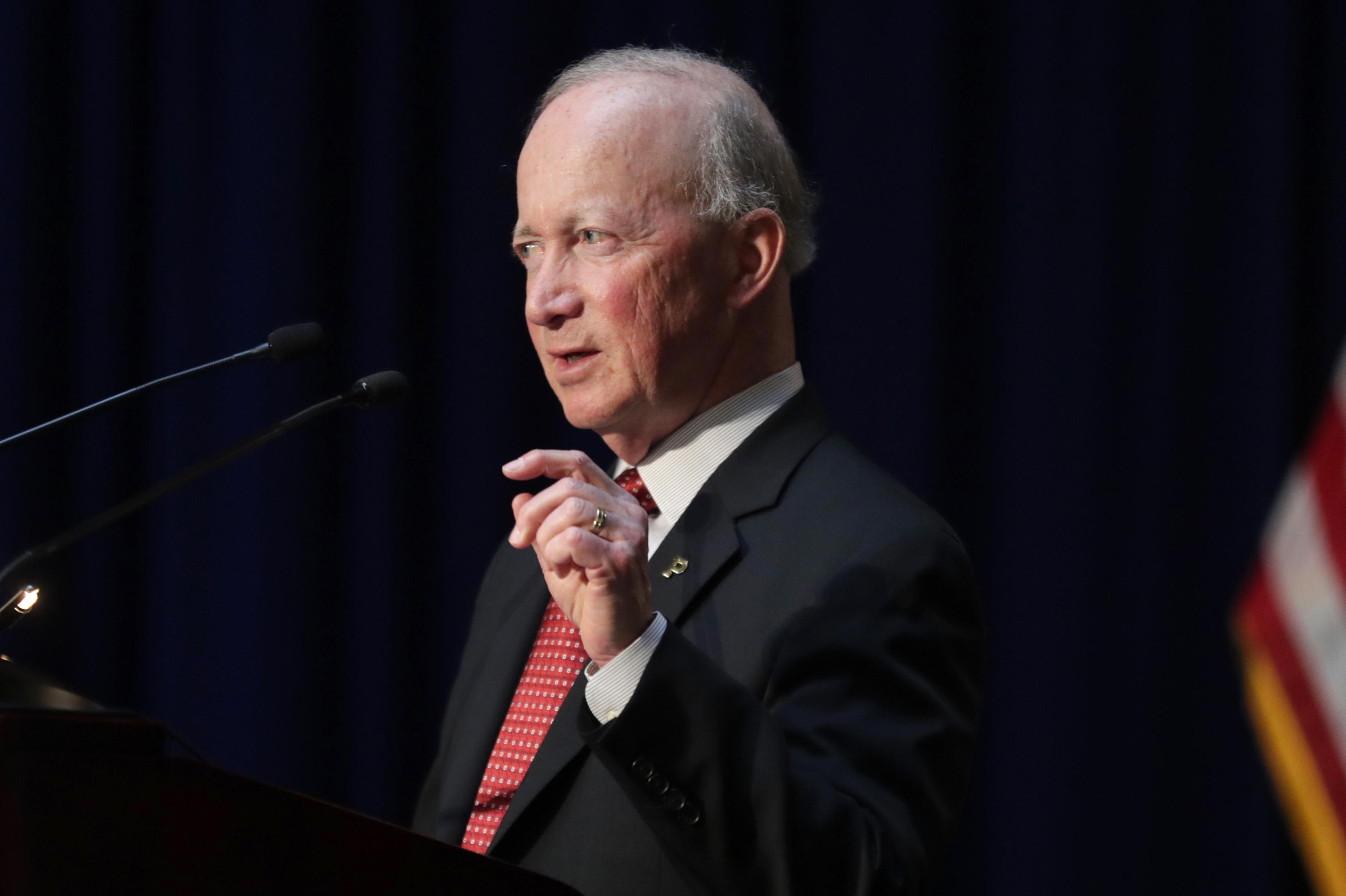 Ex-Indiana Gov. Daniels won’t seek state’s open Senate seat