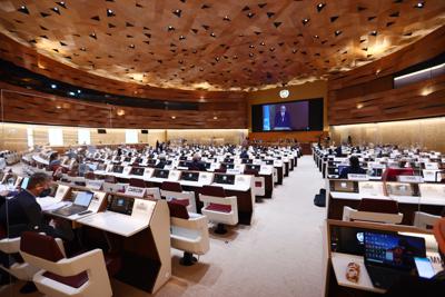 ARCHIVO - Zbigniew Rau, ministro de Asuntos Exteriores de Polonia, pronuncia un discurso ante el Consejo de Derechos Humanos en las Naciones Unidas, en Ginebra, Suiza, el 2 de marzo de 2022. (Denis Balibouse/Pool vía AP, Archivo)