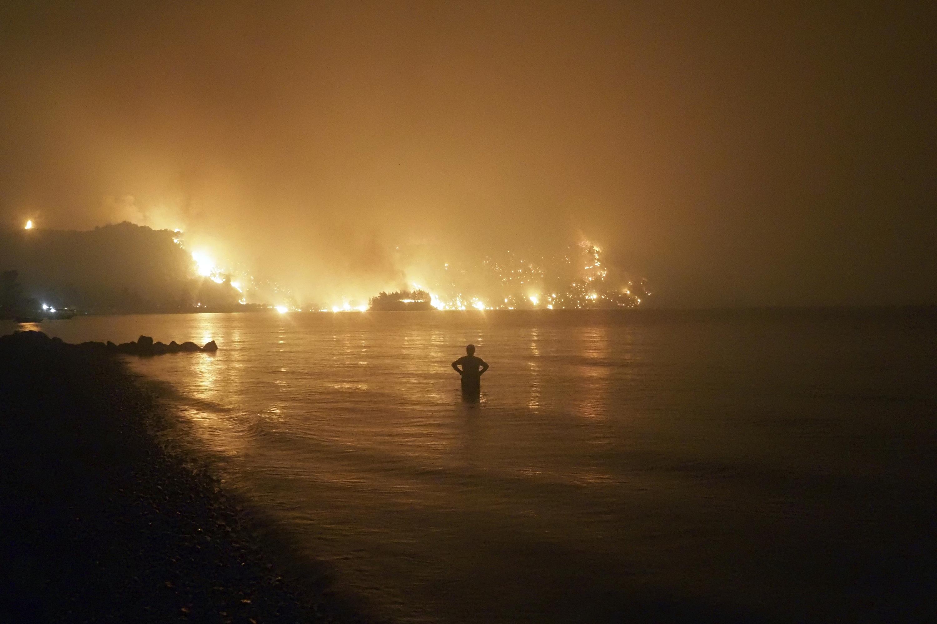 Forest fires are growing around the world as the weather closes